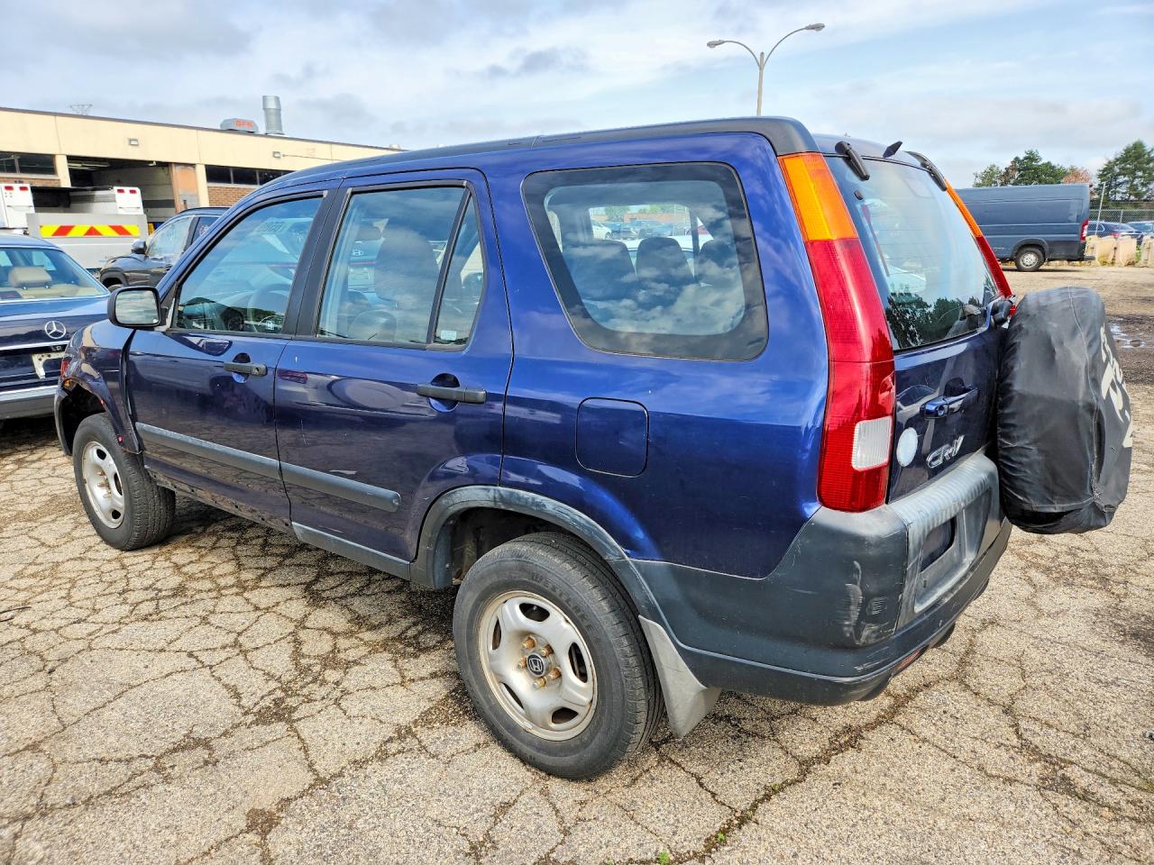 2003 Honda Cr-v Lx Blue vin: JHLRD68463C016621
