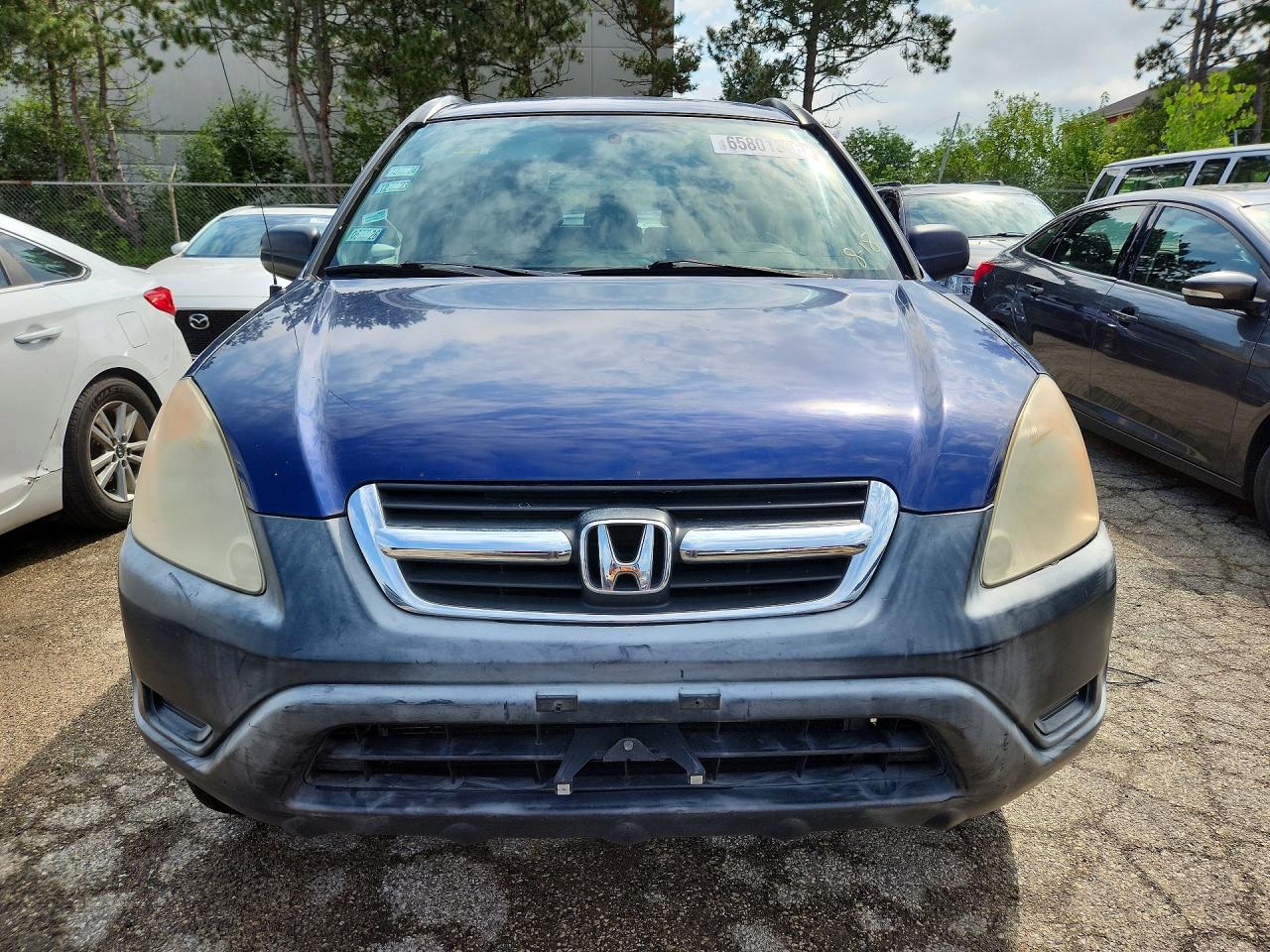 2003 Honda Cr-v Lx Blue vin: JHLRD68463C016621