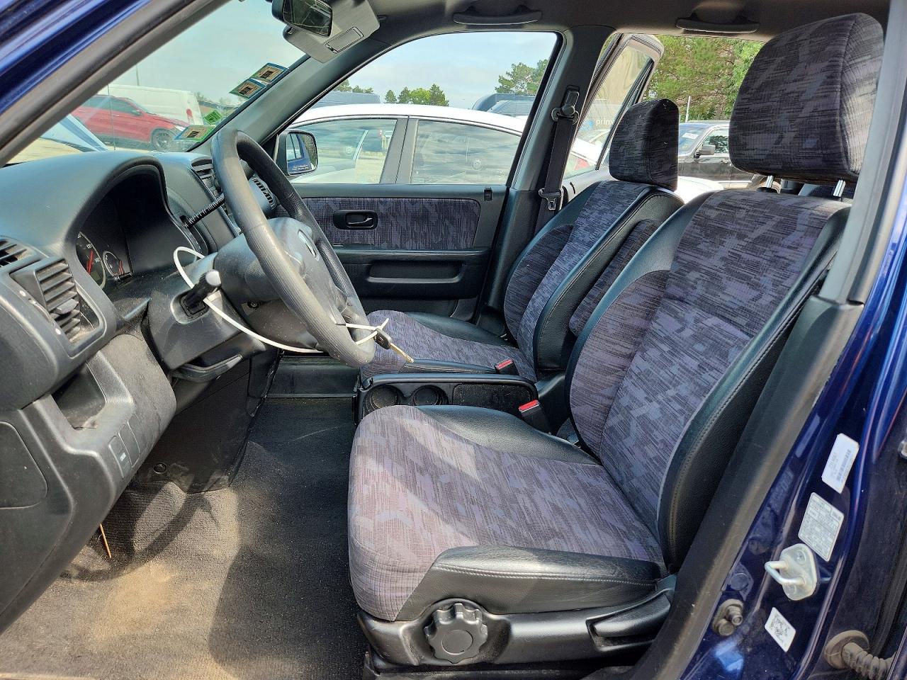 2003 Honda Cr-v Lx Blue vin: JHLRD68463C016621