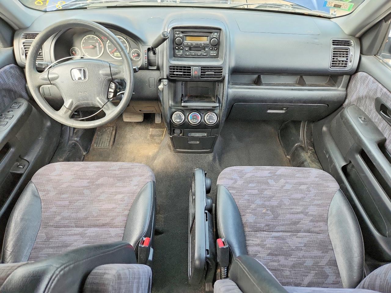2003 Honda Cr-v Lx Blue vin: JHLRD68463C016621