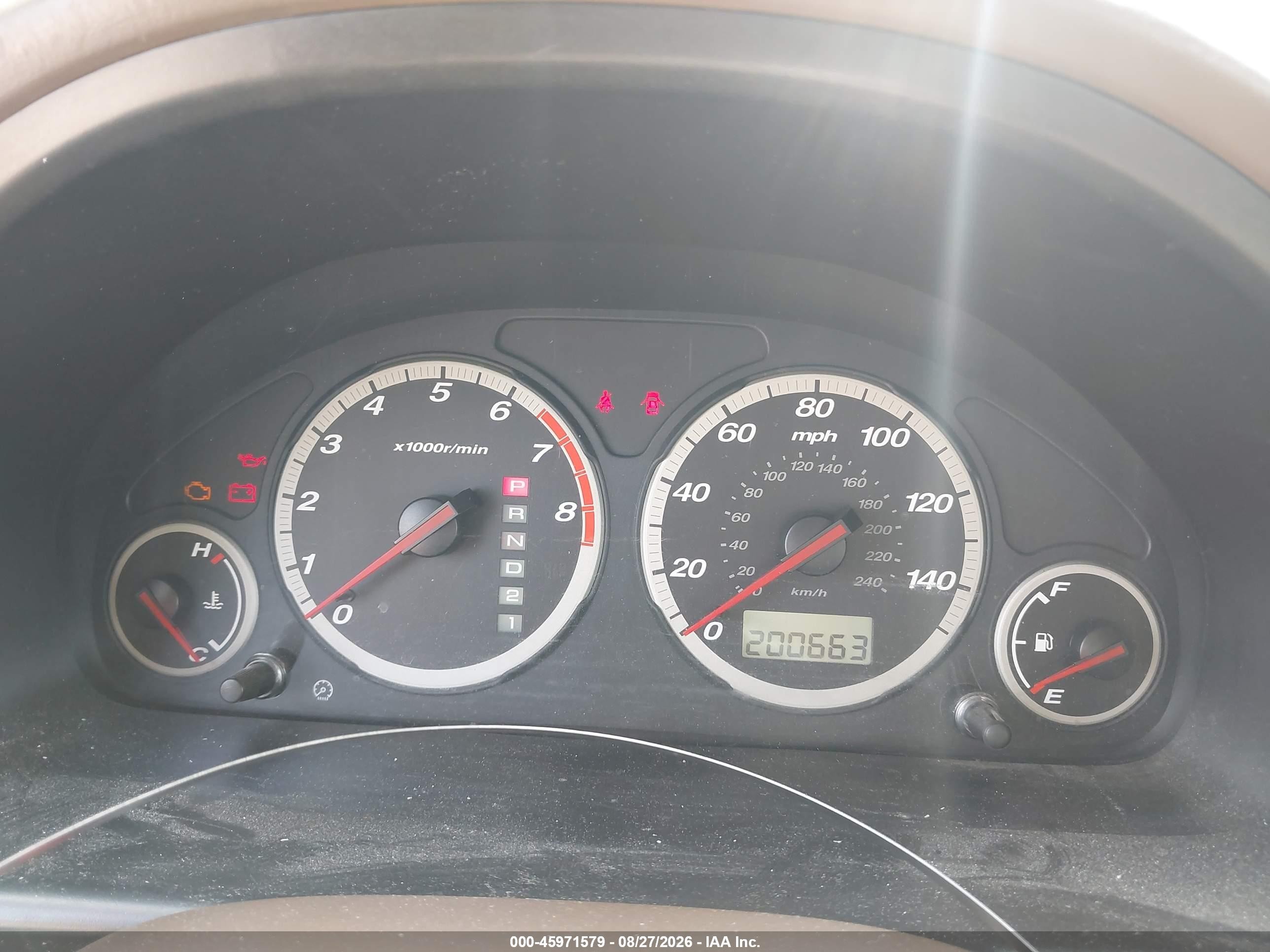 2004 Honda Cr-v Lx Brown vin: JHLRD68464C003983
