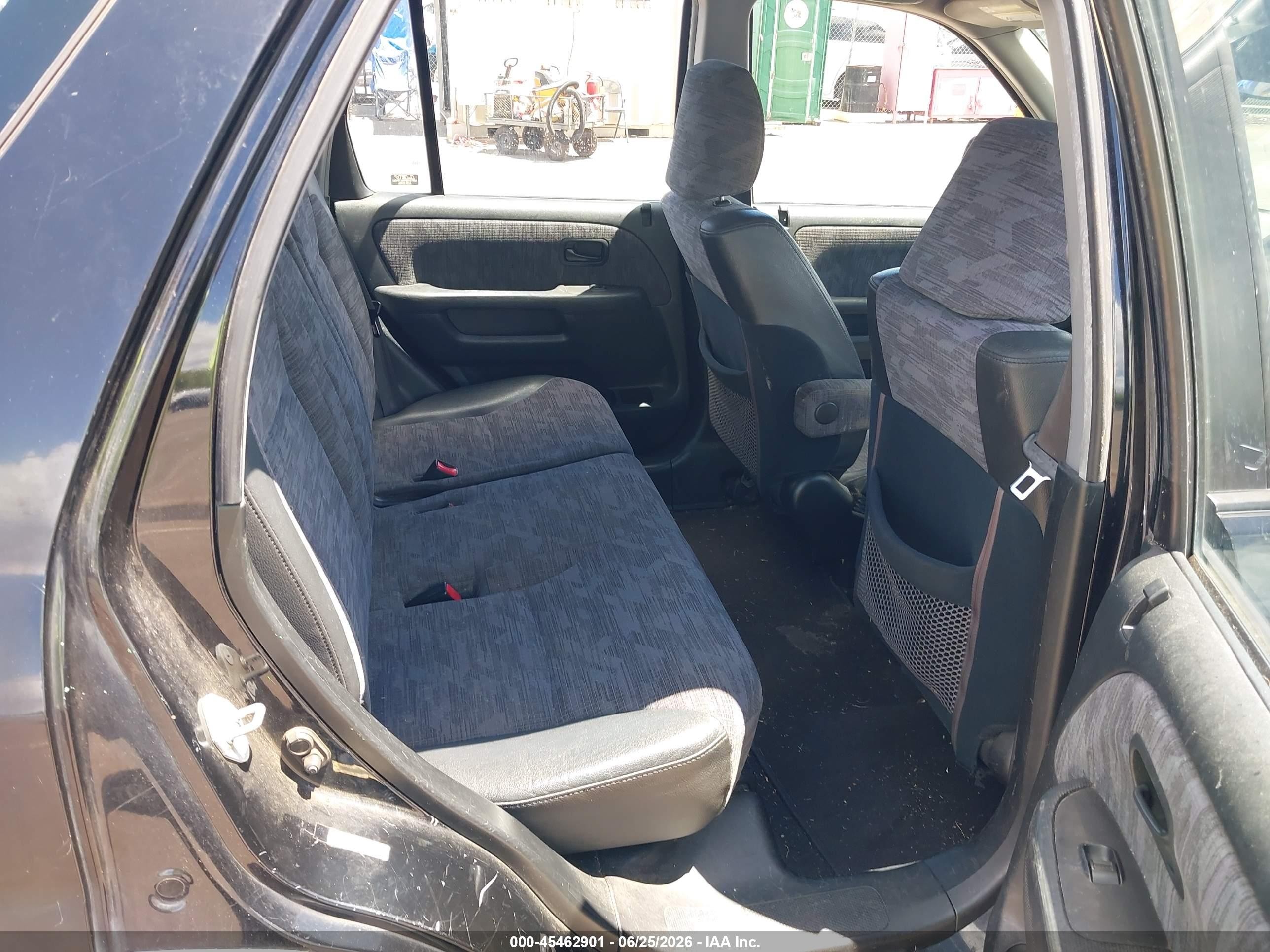 2004 Honda Cr-v Lx Black vin: JHLRD68464C014725