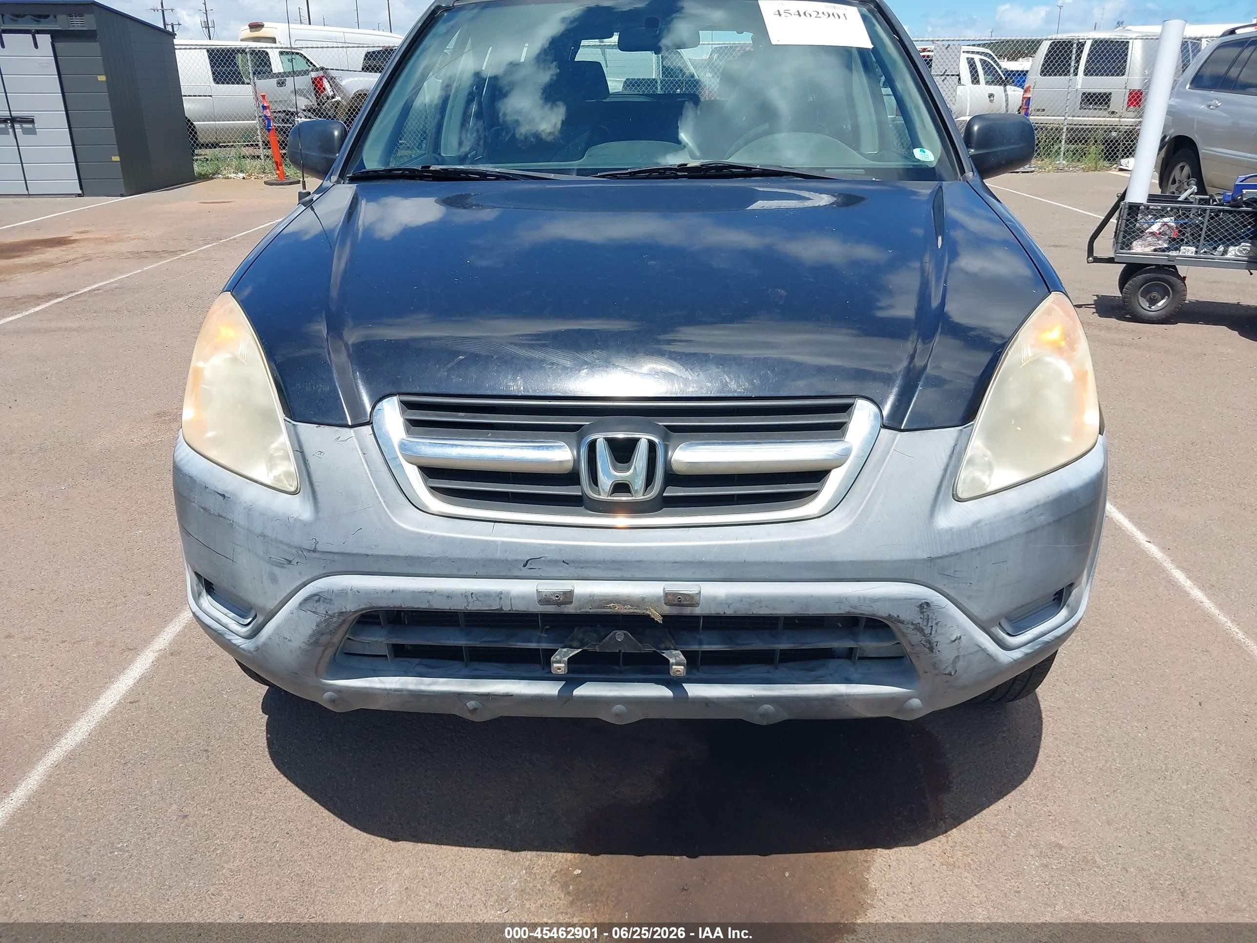 2004 Honda Cr-v Lx Black vin: JHLRD68464C014725