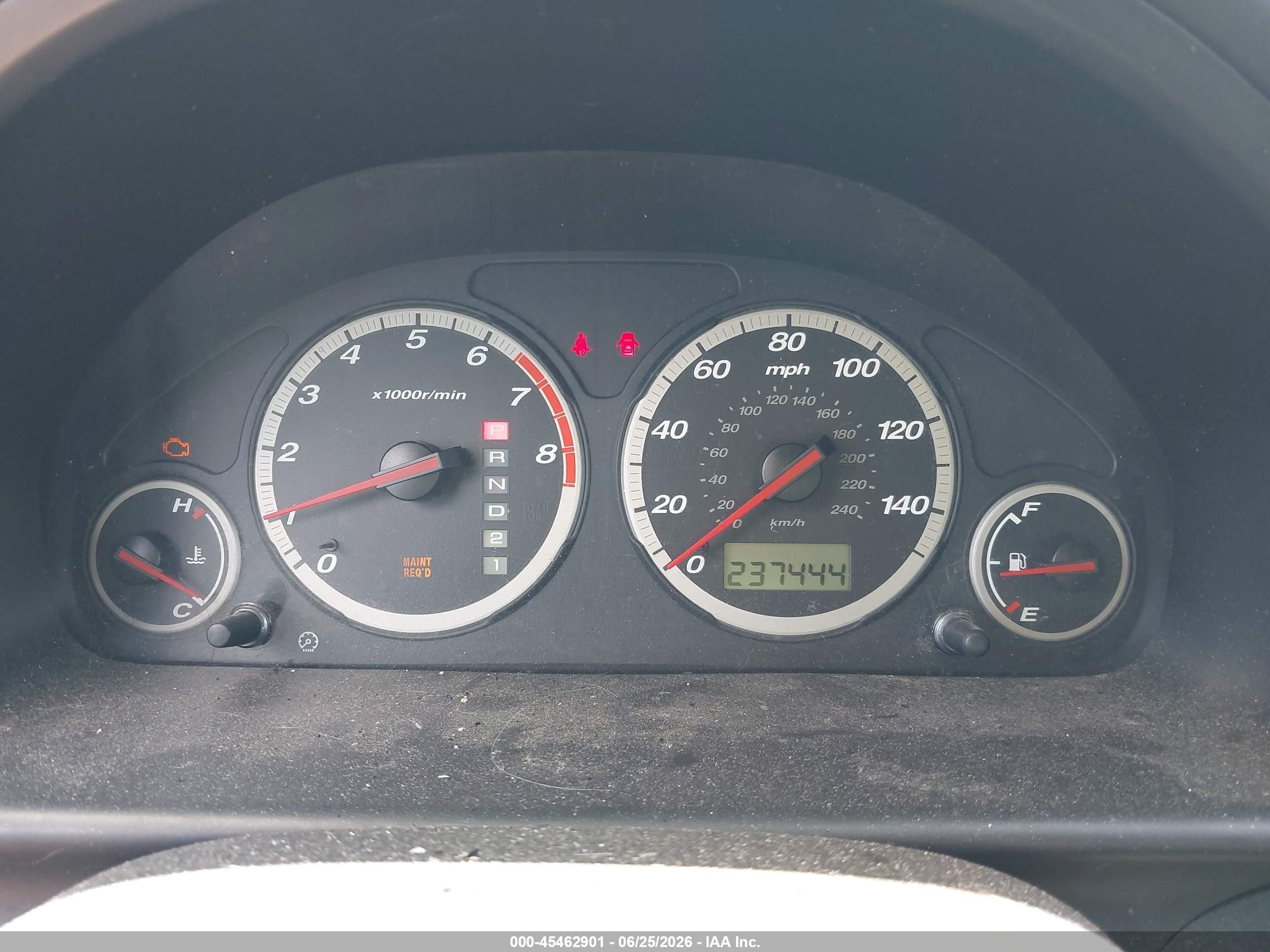 2004 Honda Cr-v Lx Black vin: JHLRD68464C014725