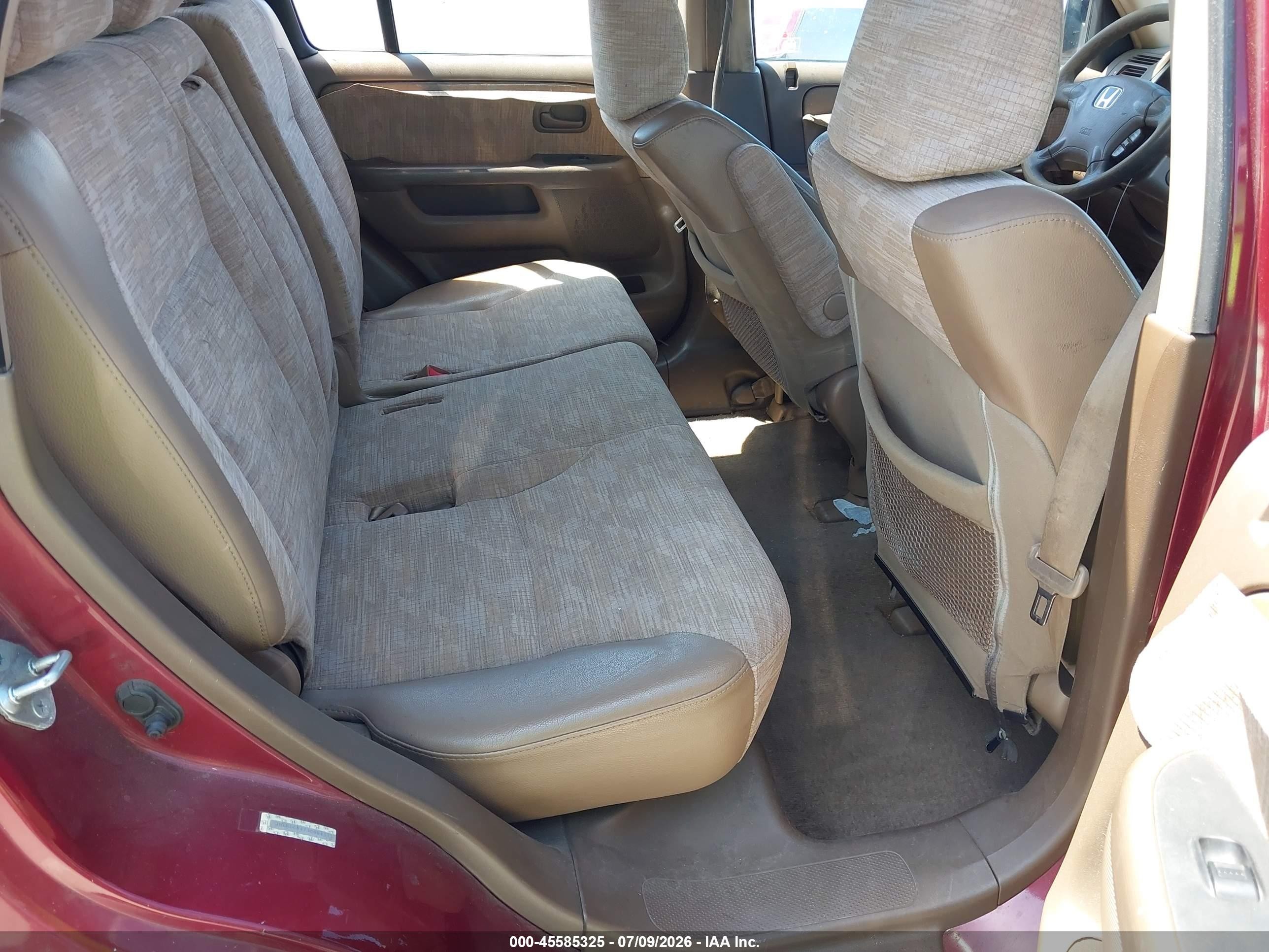 2003 Honda Cr-v Lx Бордовый vin: JHLRD68473C004333