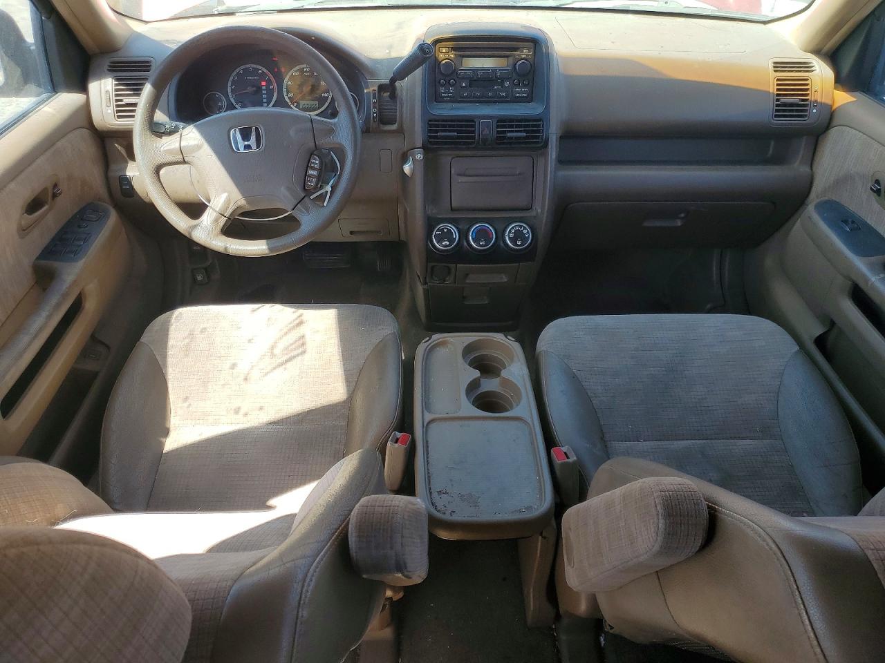 2004 Honda Cr-v Lx Red vin: JHLRD68474C020002