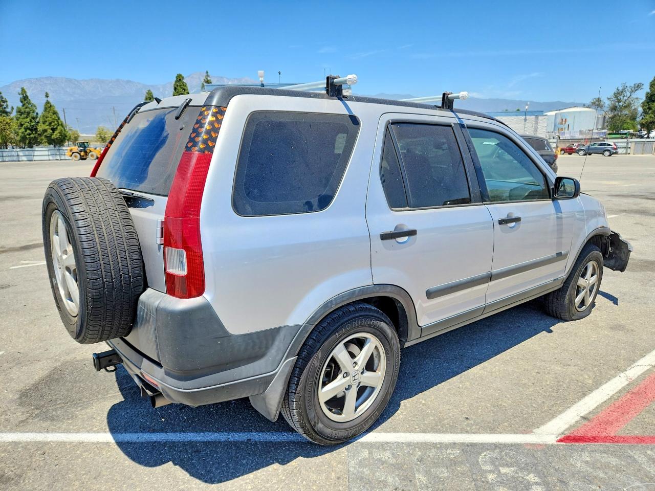2004 Honda Cr-v Lx Silver vin: JHLRD68484C011048