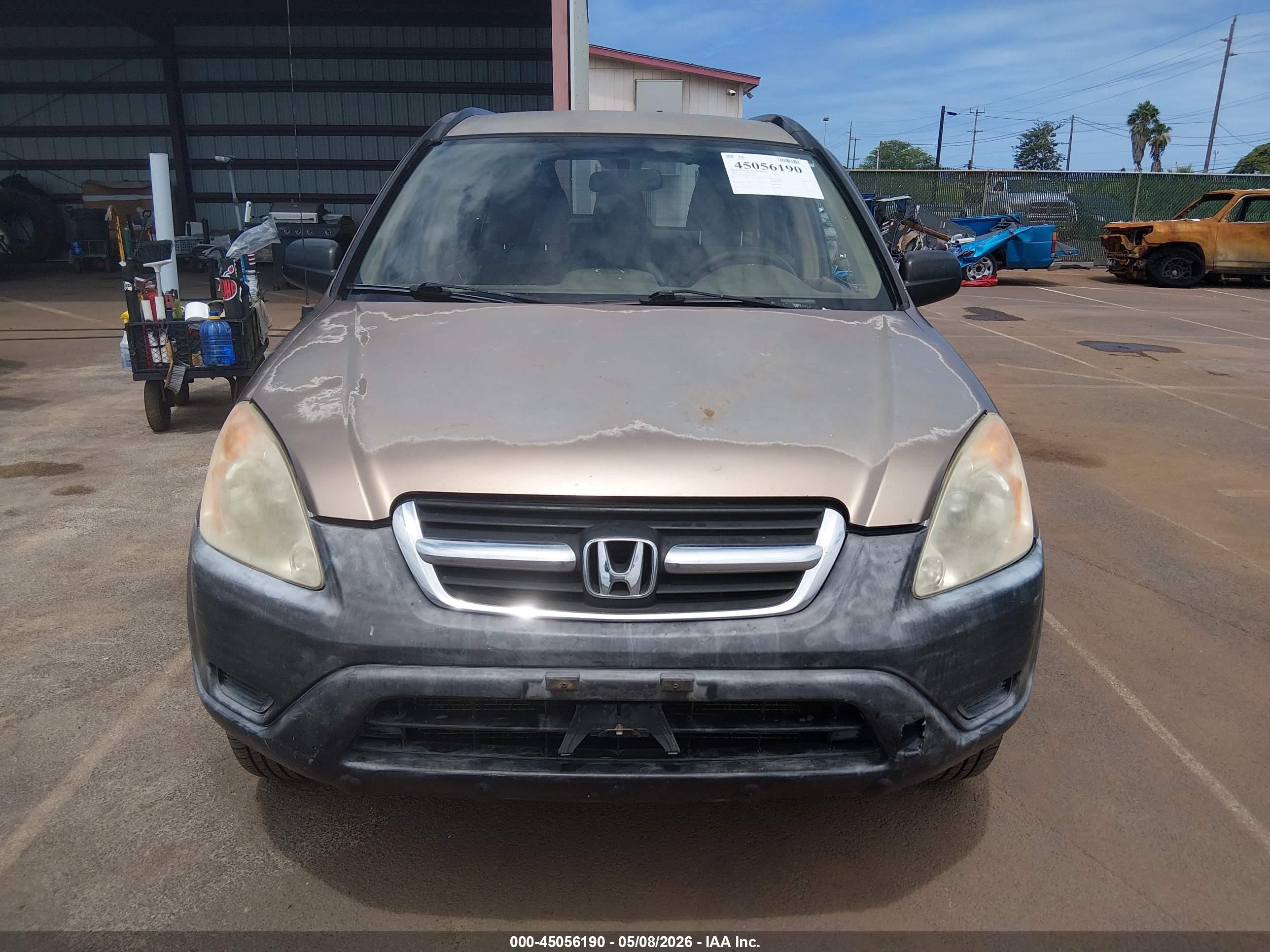 2004 Honda Cr-v Lx Коричневый vin: JHLRD68484C016122