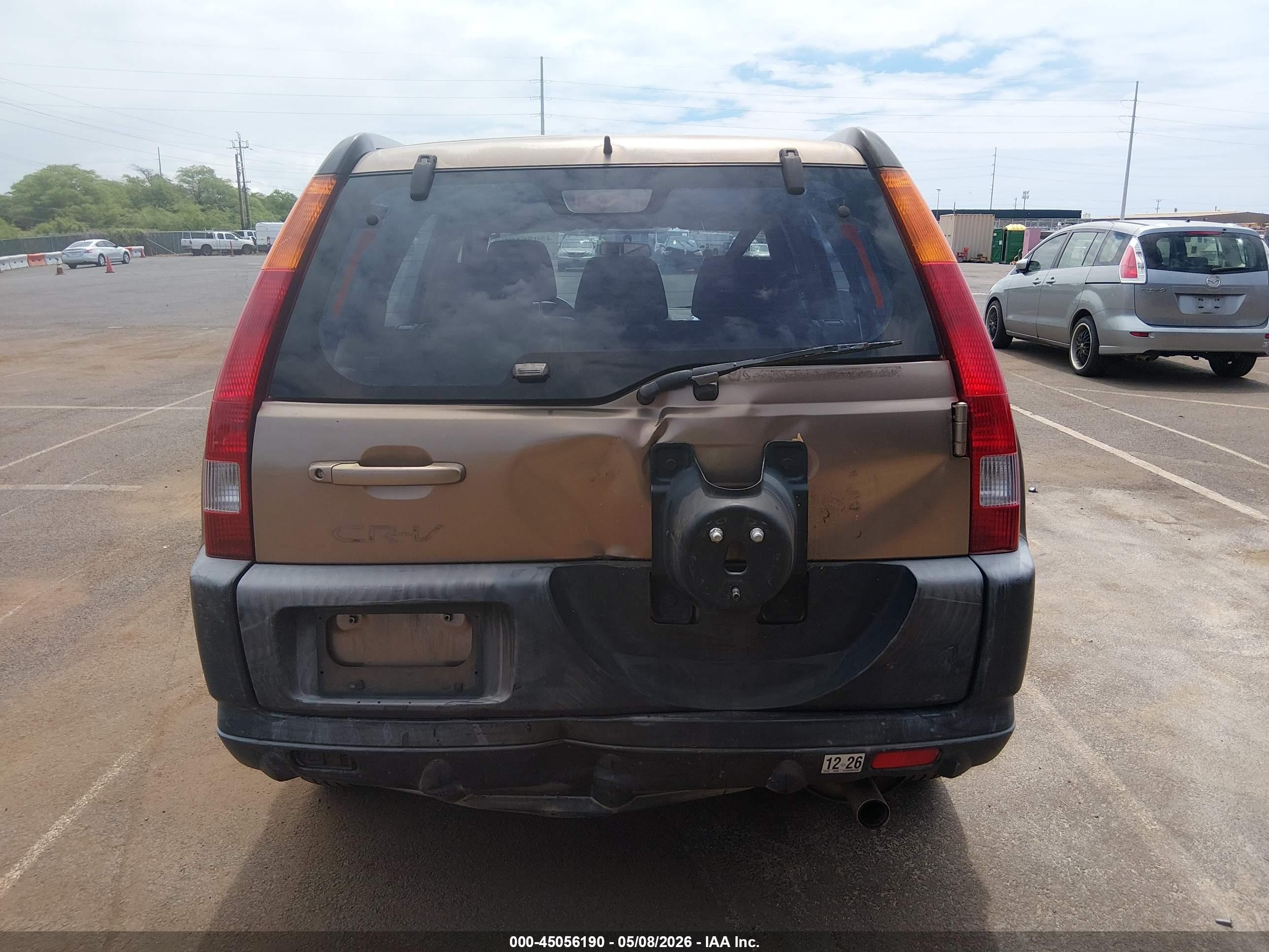 2004 Honda Cr-v Lx Коричневый vin: JHLRD68484C016122