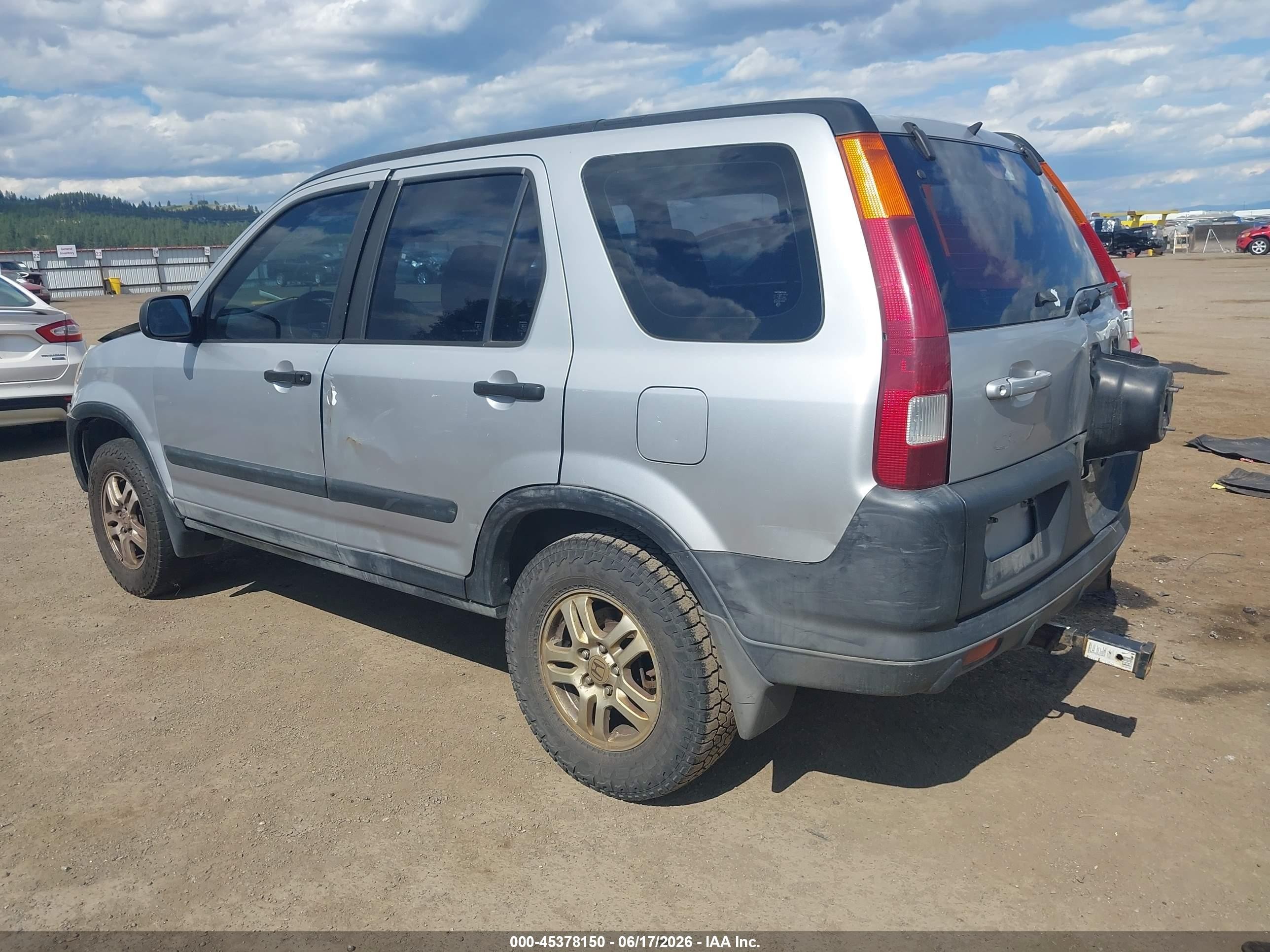 2002 Honda Cr-v Lx Серебряный vin: JHLRD68492C010195