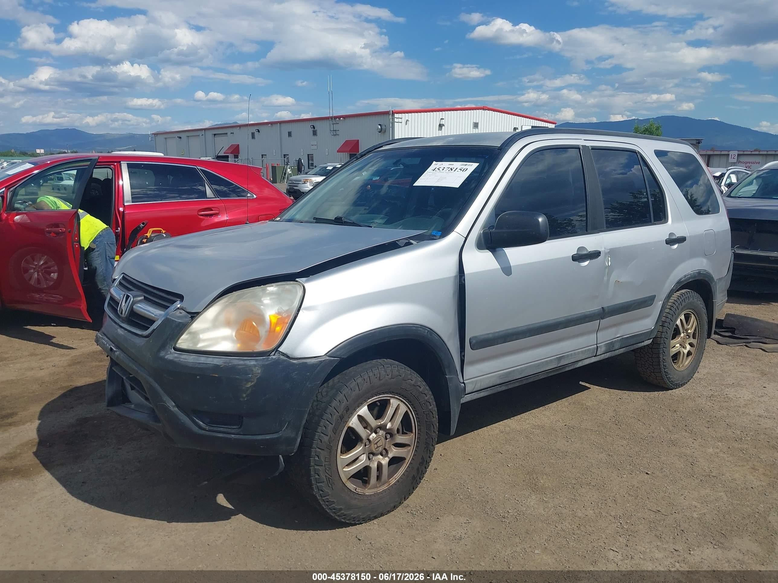 2002 Honda Cr-v Lx Серебряный vin: JHLRD68492C010195