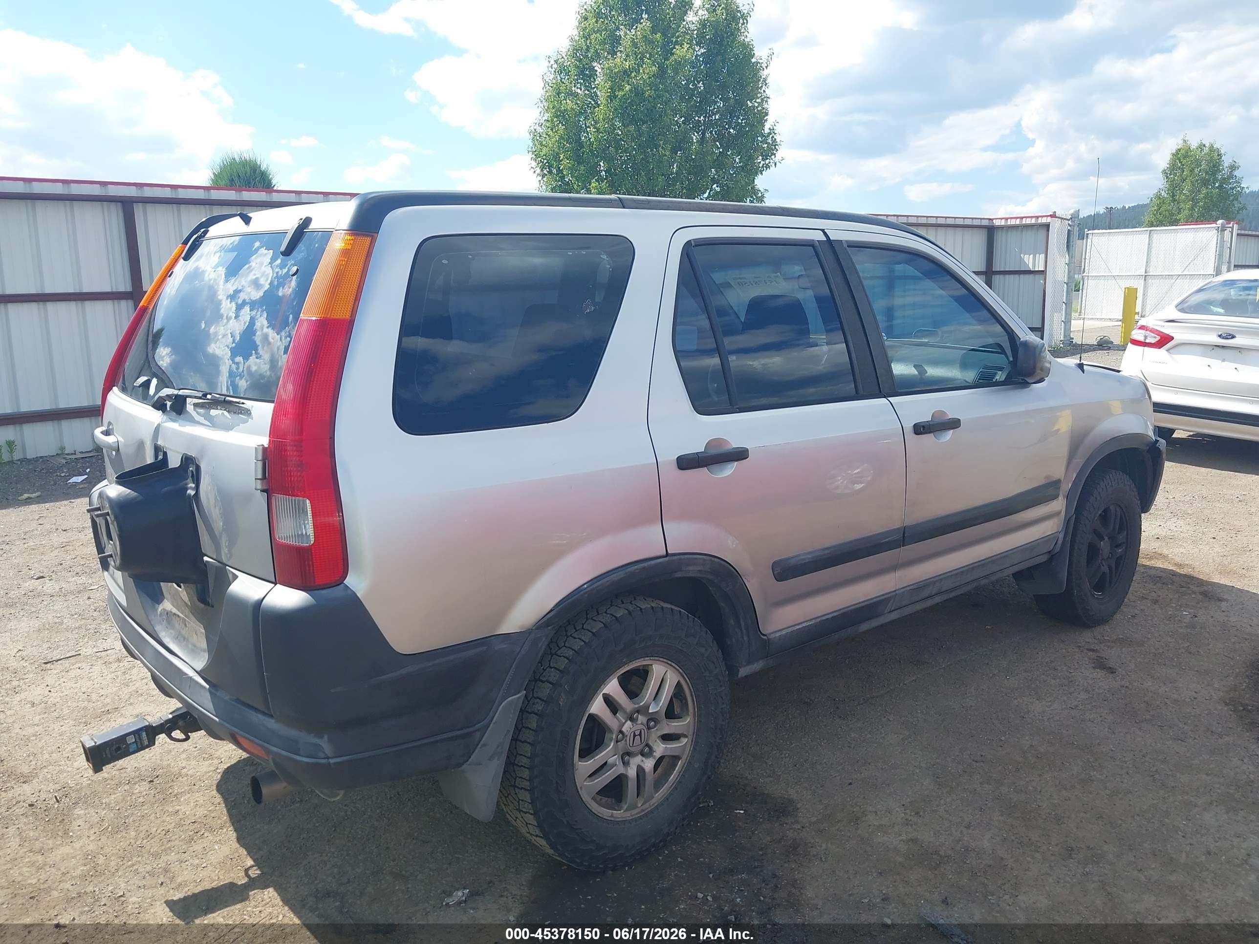 2002 Honda Cr-v Lx Серебряный vin: JHLRD68492C010195