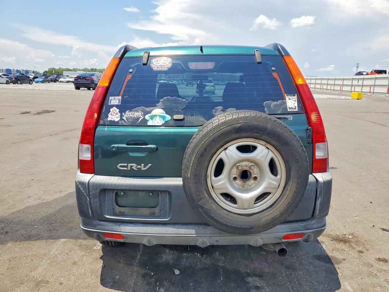 2002 Honda Cr-v Lx Green vin: JHLRD68492C014280