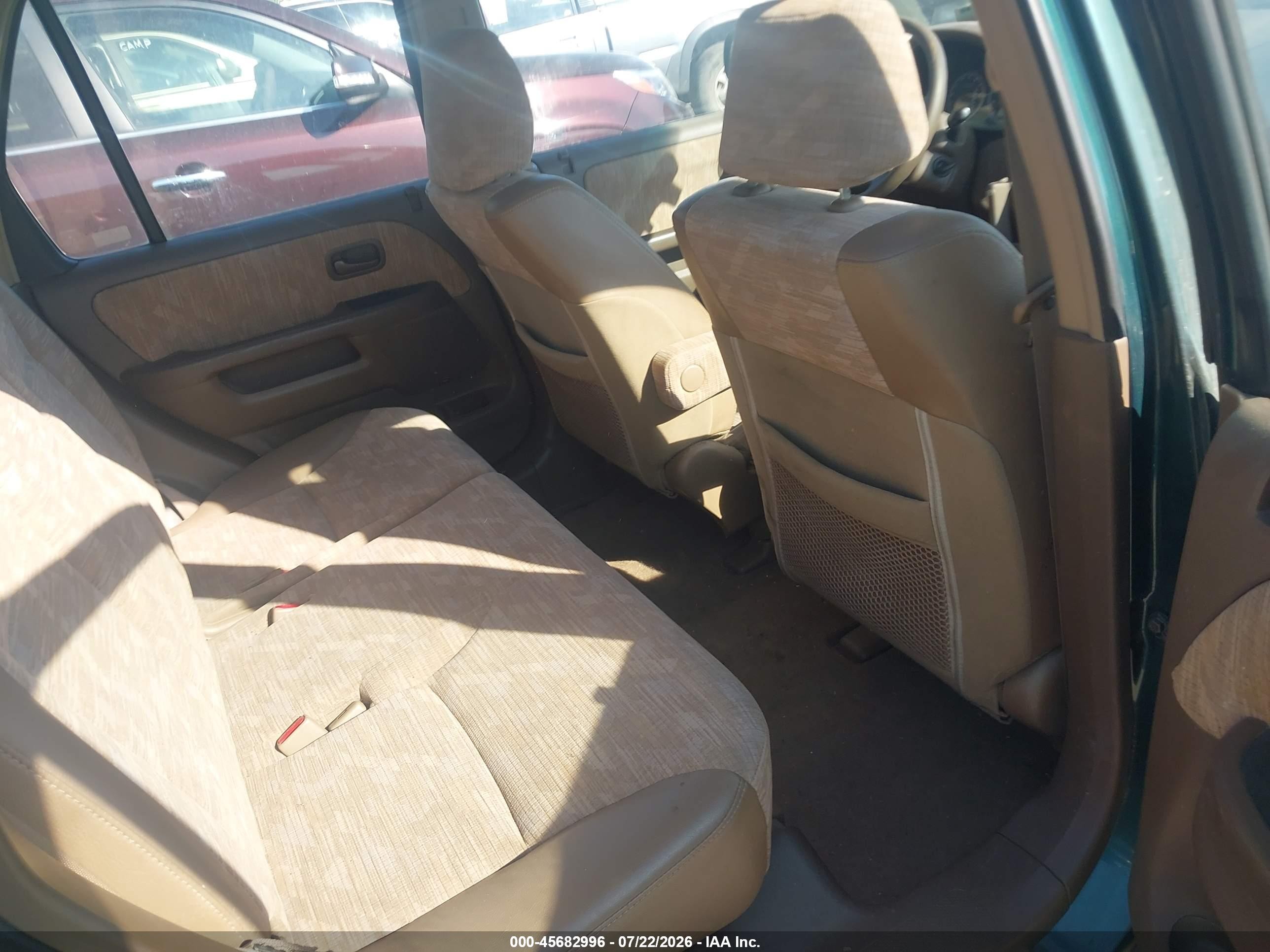 2003 Honda Cr-v Lx Green vin: JHLRD68493C016032