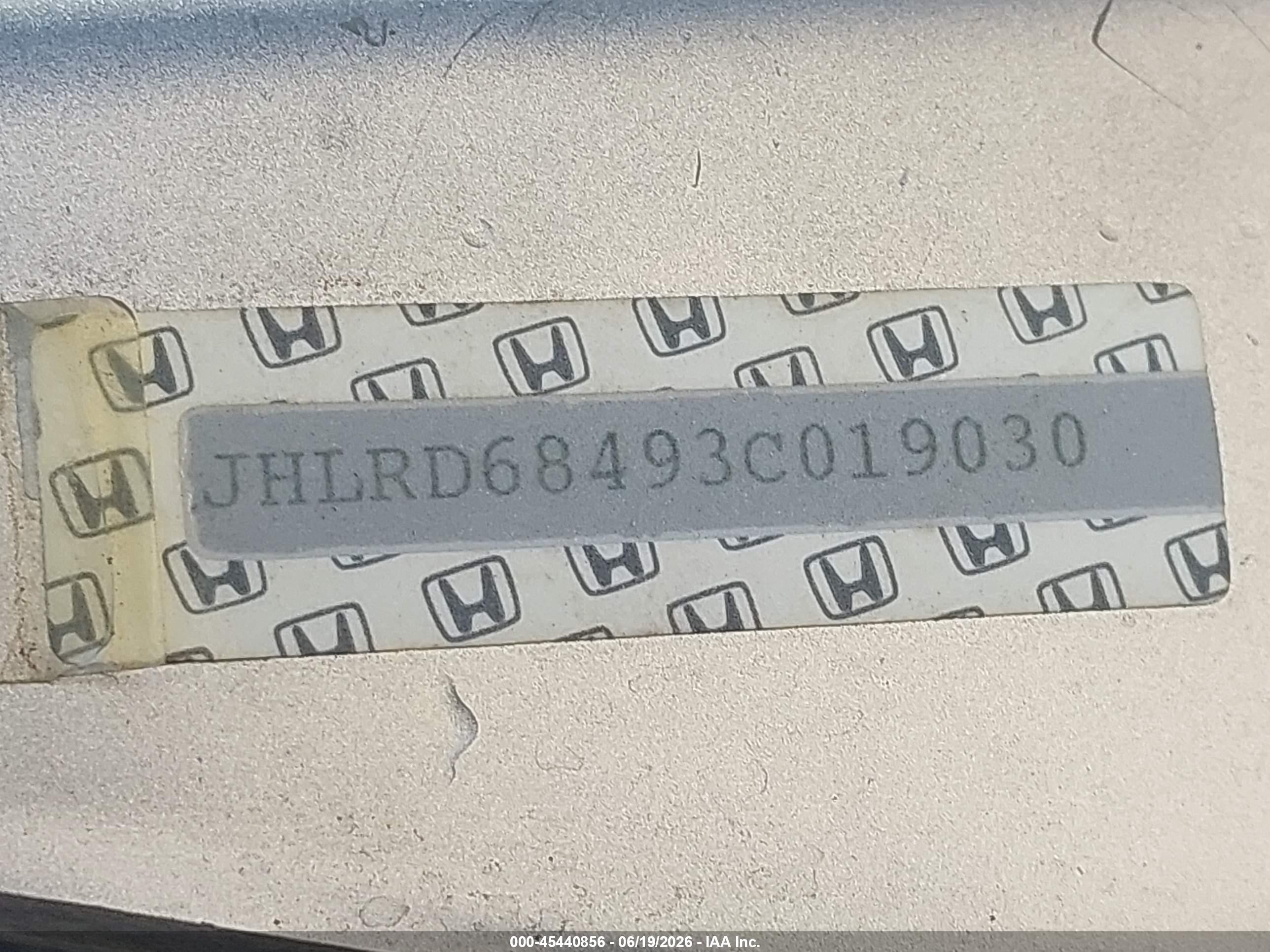 2003 Honda Cr-v Lx Серебряный vin: JHLRD68493C019030