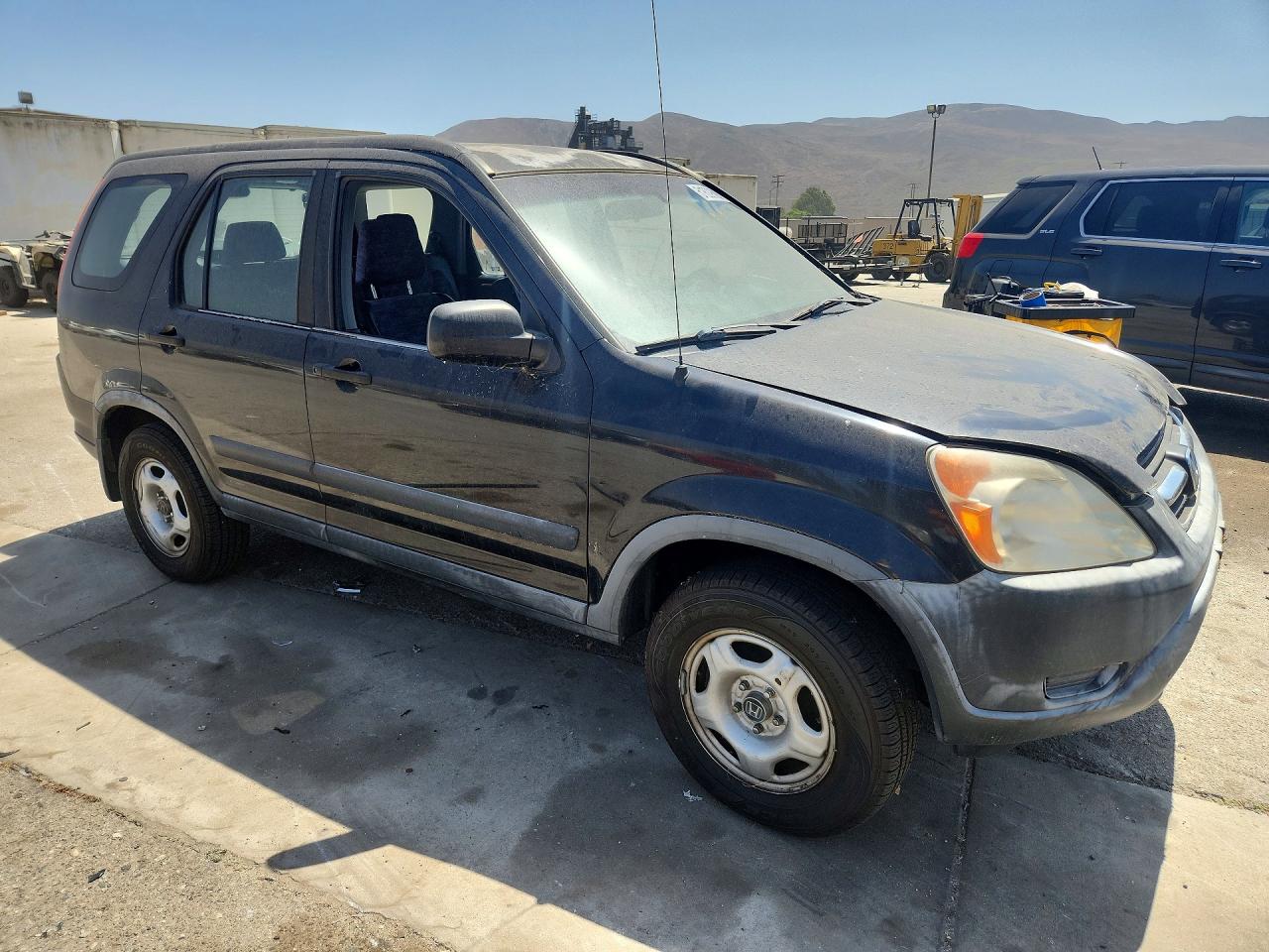 2004 Honda Cr-v Lx Black vin: JHLRD68494C013357