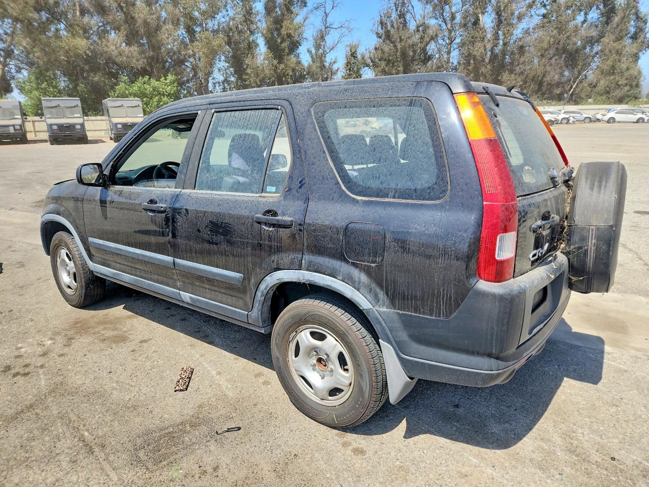 2004 Honda Cr-v Lx Black vin: JHLRD68494C013357