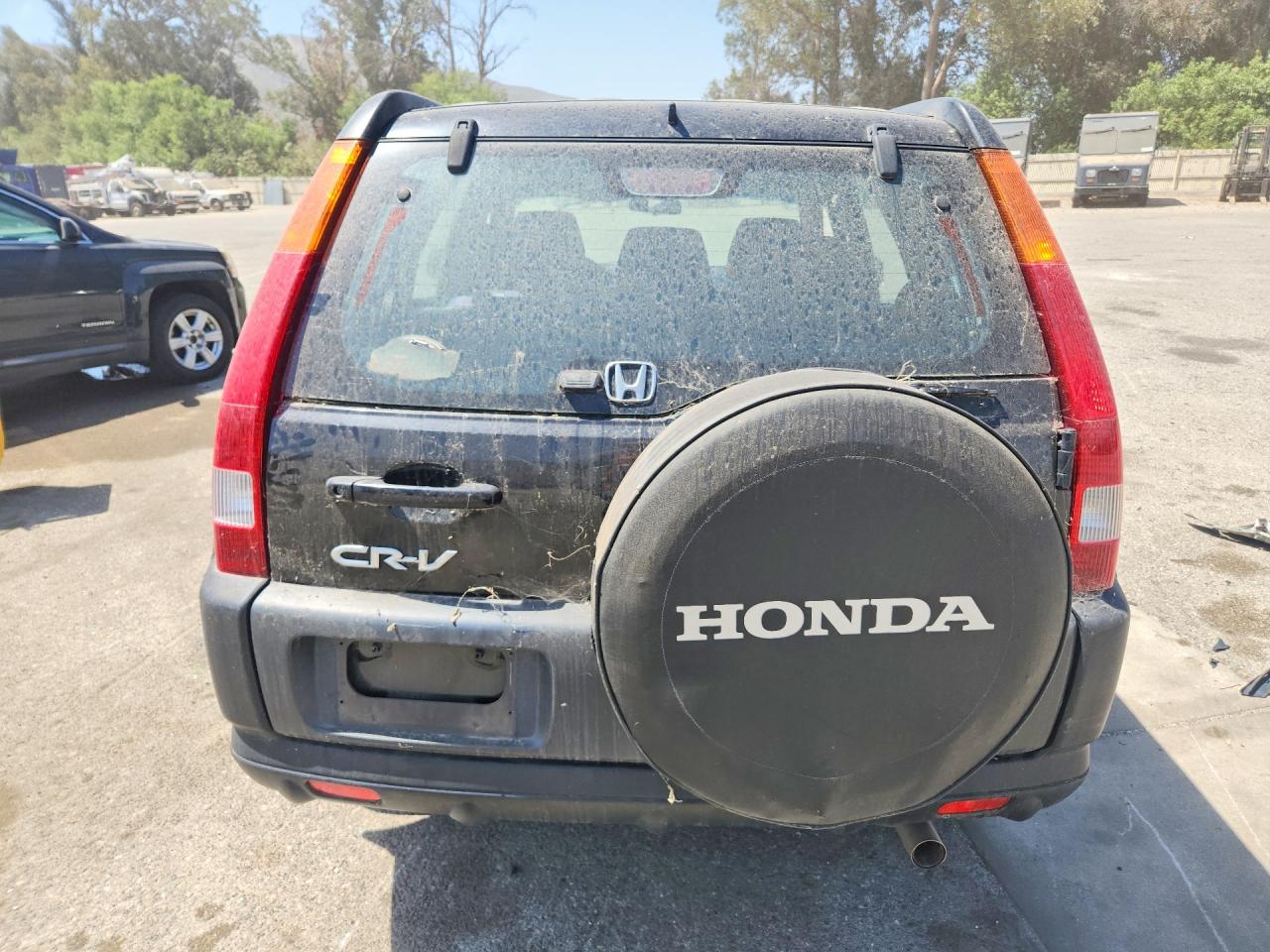 2004 Honda Cr-v Lx Black vin: JHLRD68494C013357