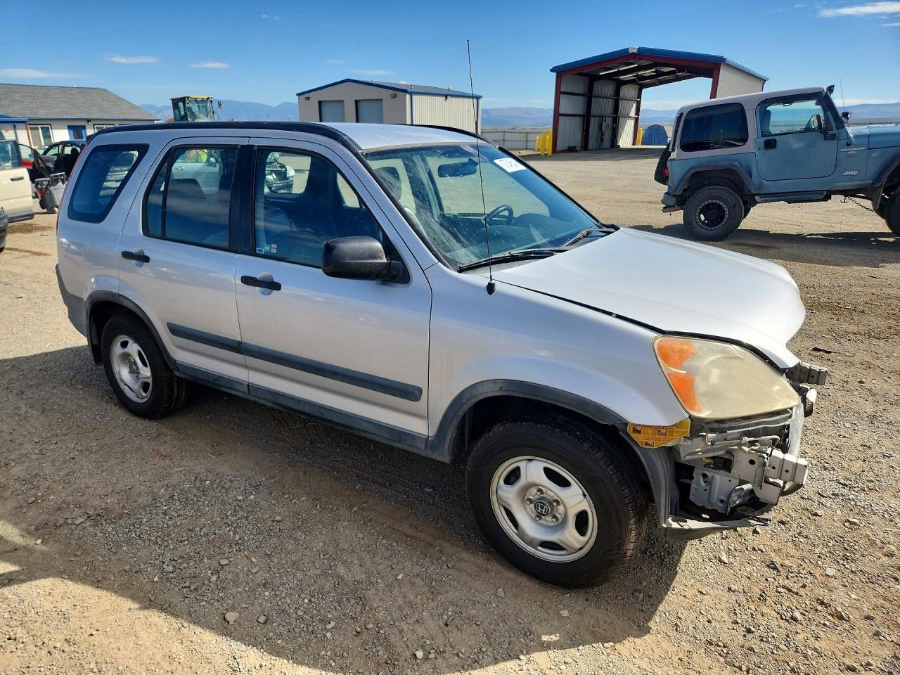 2002 Honda Cr-v Lx Silver vin: JHLRD684X2C002459