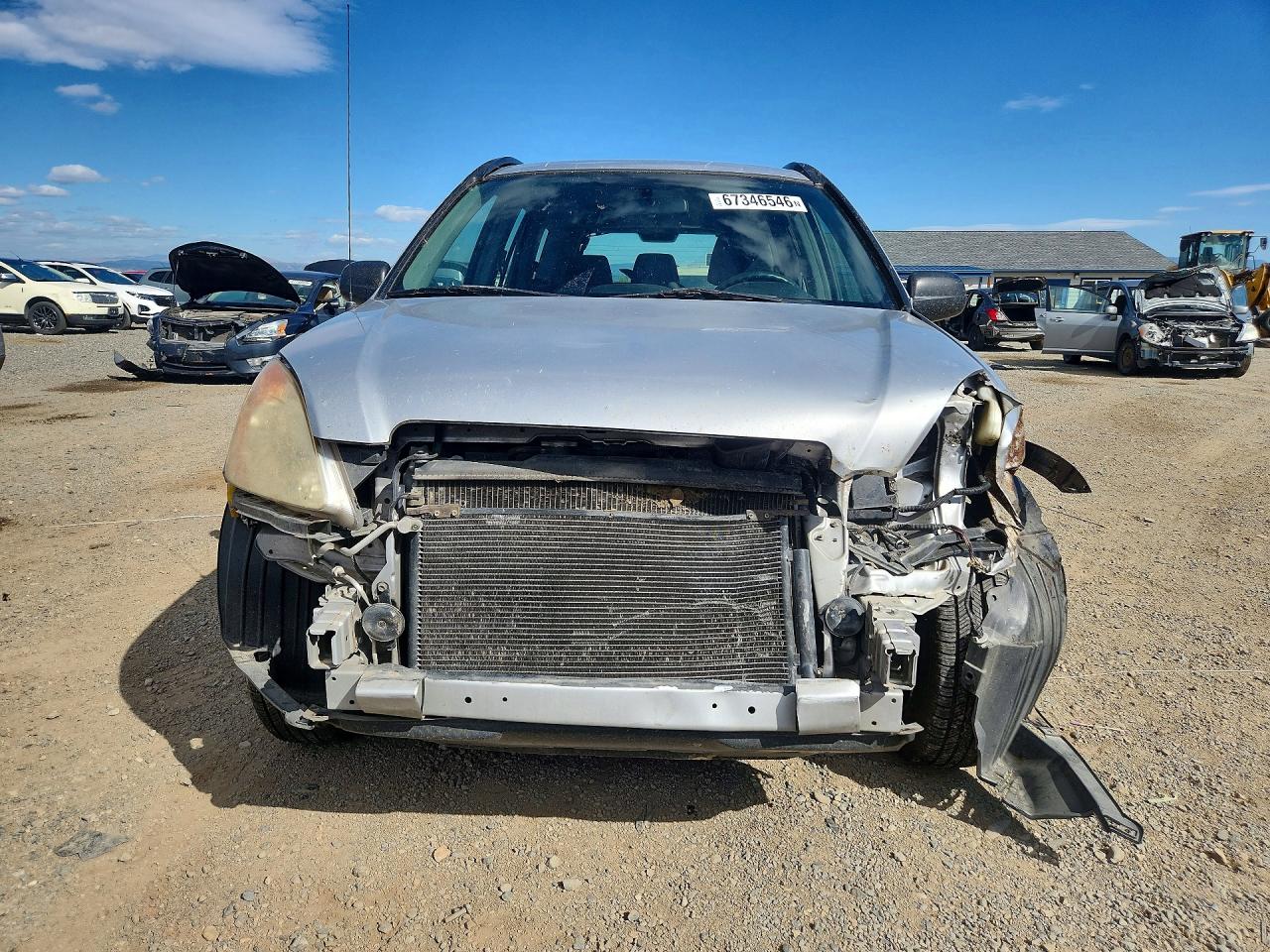 2002 Honda Cr-v Lx Silver vin: JHLRD684X2C002459