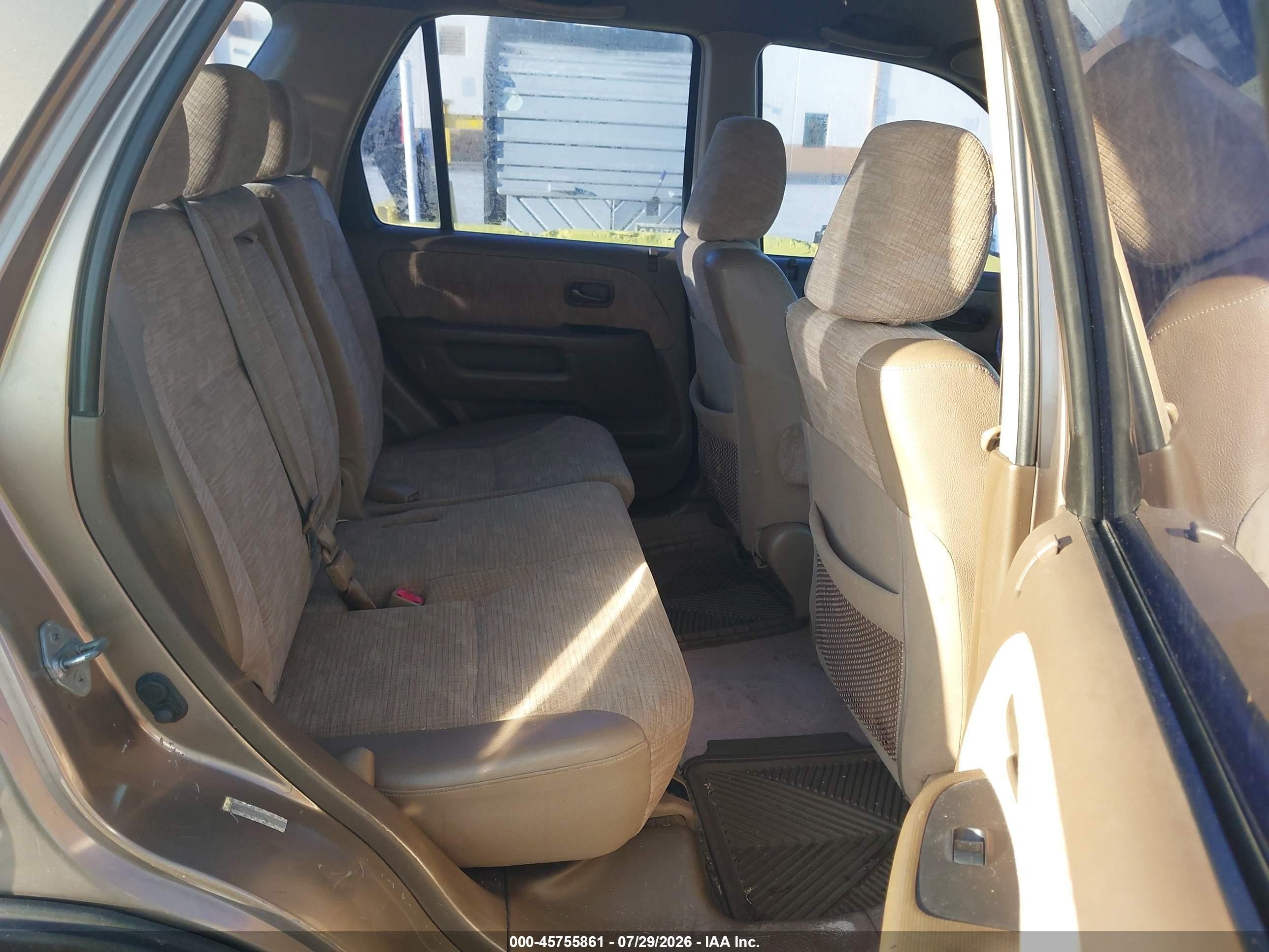 2002 Honda Cr-v Lx Коричневый vin: JHLRD684X2C022520