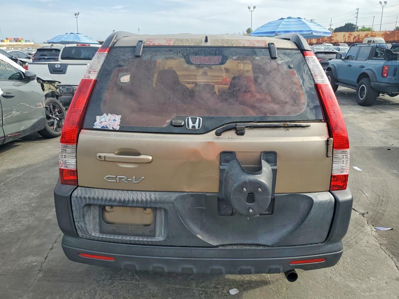 2005 Honda Cr-v Lx Желто-коричневый vin: JHLRD68505C012365