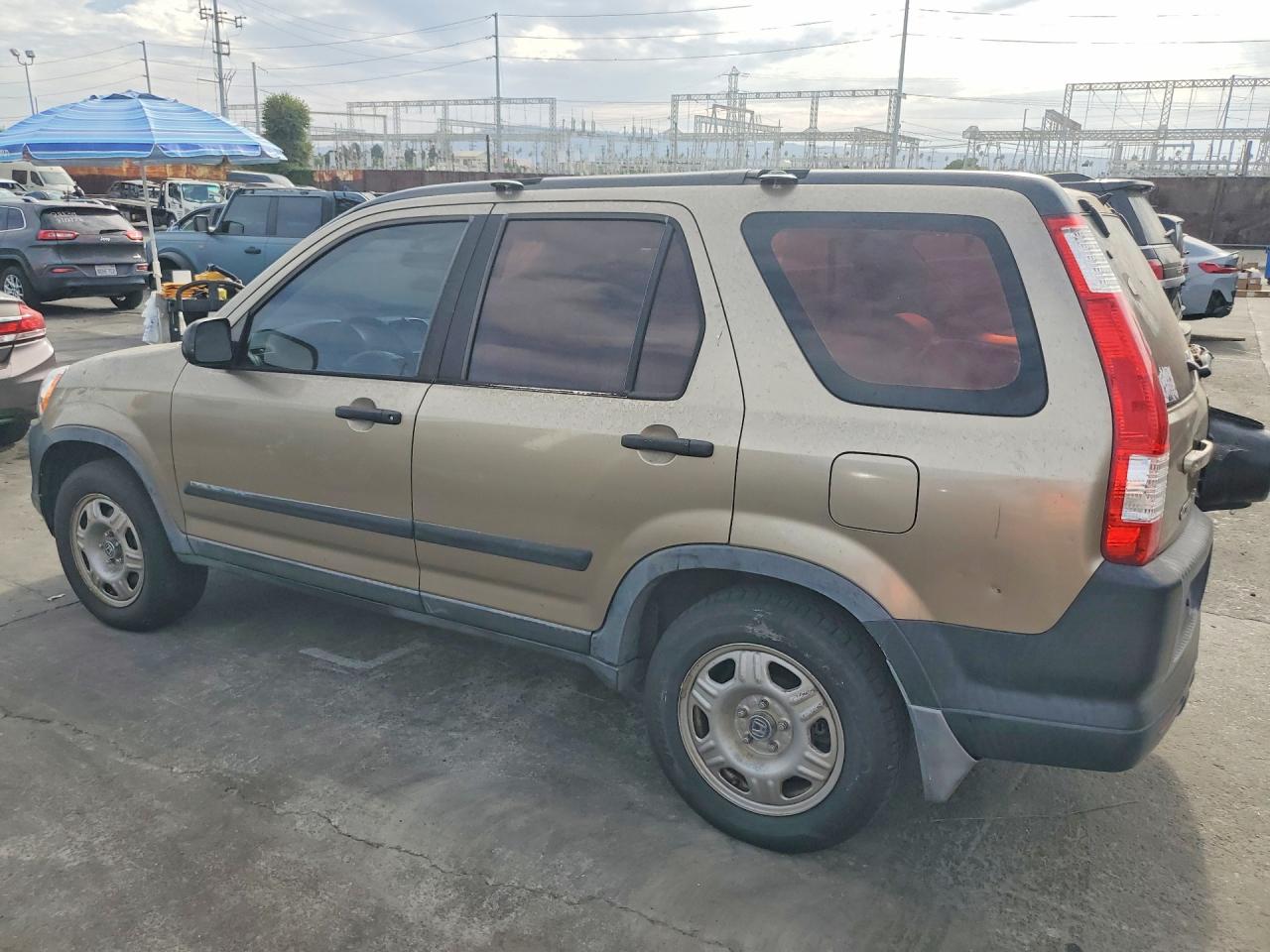 2005 Honda Cr-v Lx Желто-коричневый vin: JHLRD68505C012365