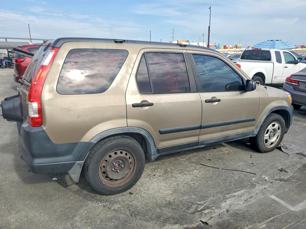 2005 Honda Cr-v Lx Желто-коричневый vin: JHLRD68505C012365