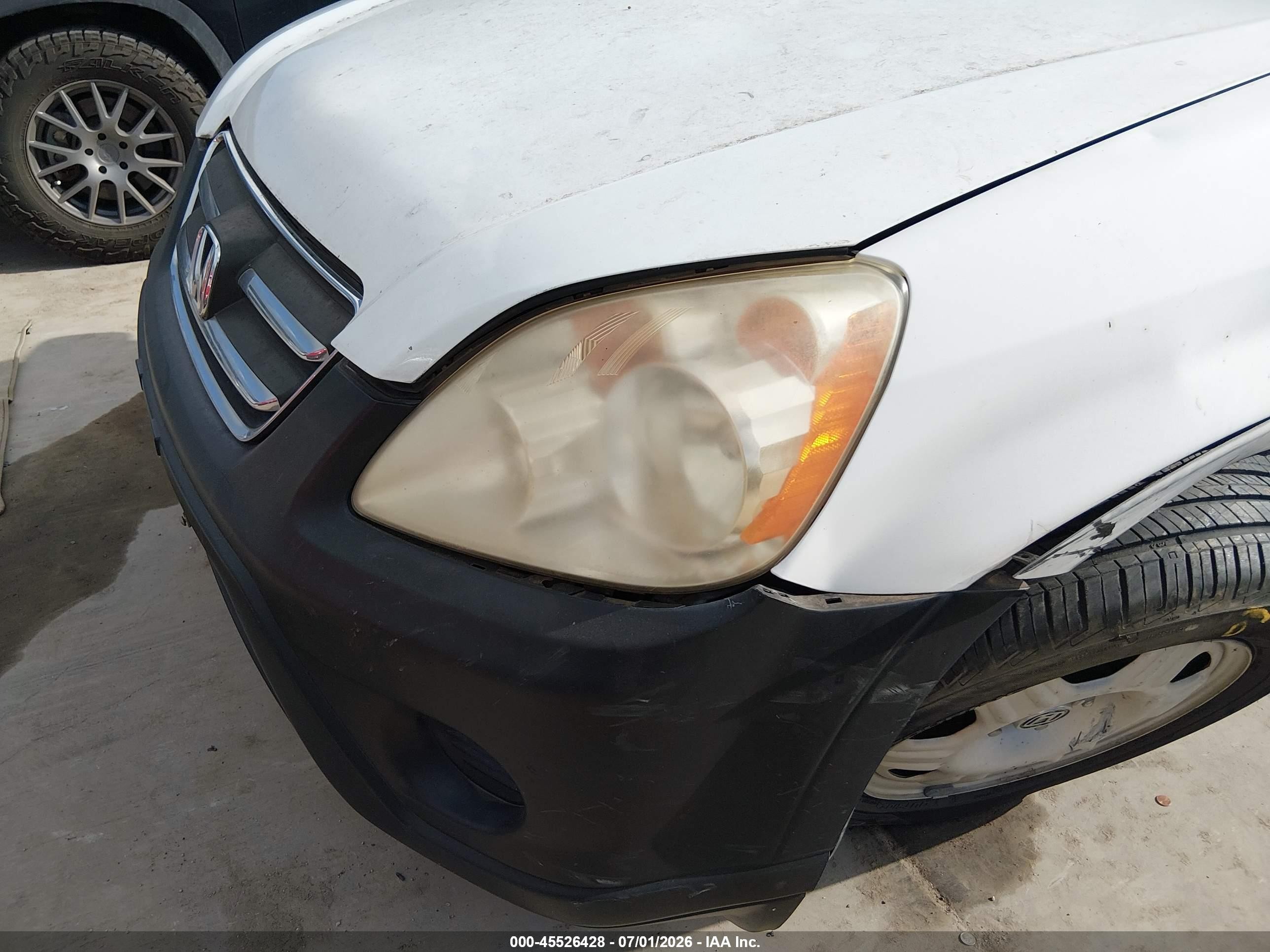 2006 Honda Cr-v Lx Beige vin: JHLRD68506C002002