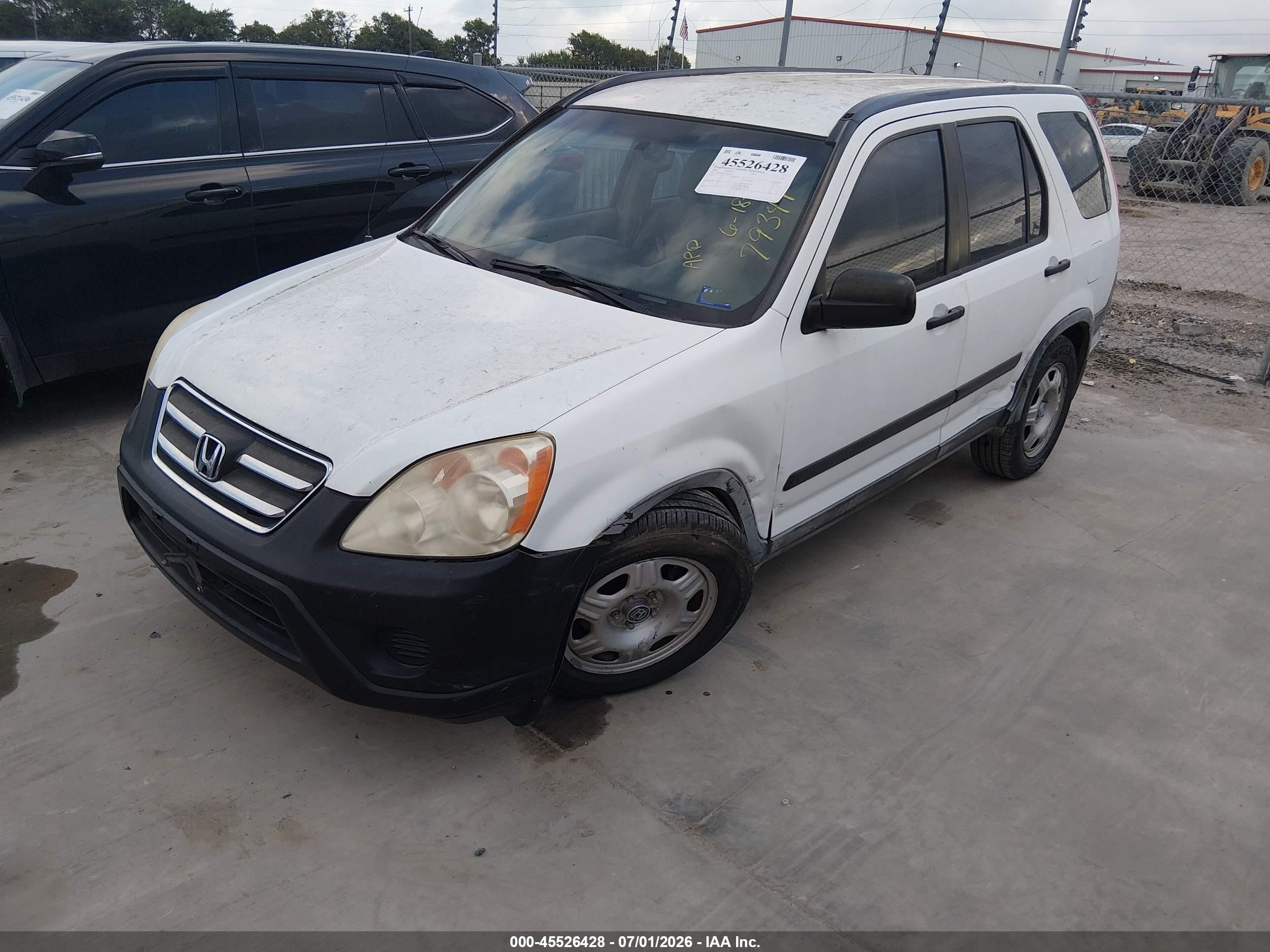 2006 Honda Cr-v Lx Beige vin: JHLRD68506C002002