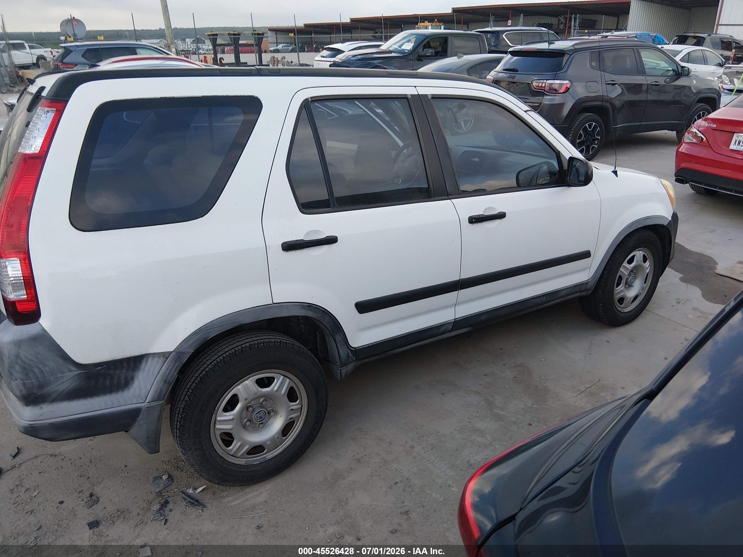 2006 Honda Cr-v Lx Beige vin: JHLRD68506C002002