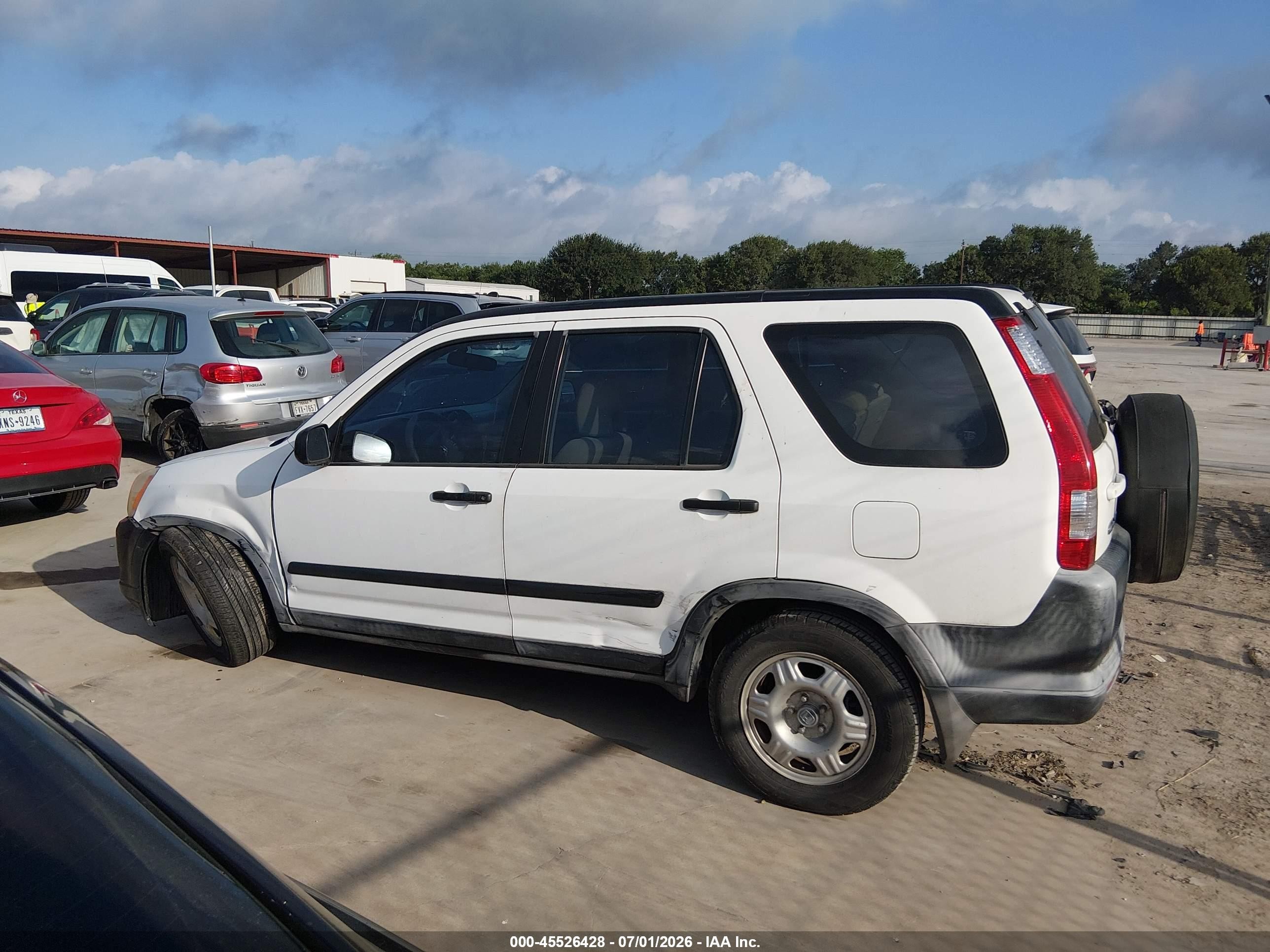2006 Honda Cr-v Lx Beige vin: JHLRD68506C002002