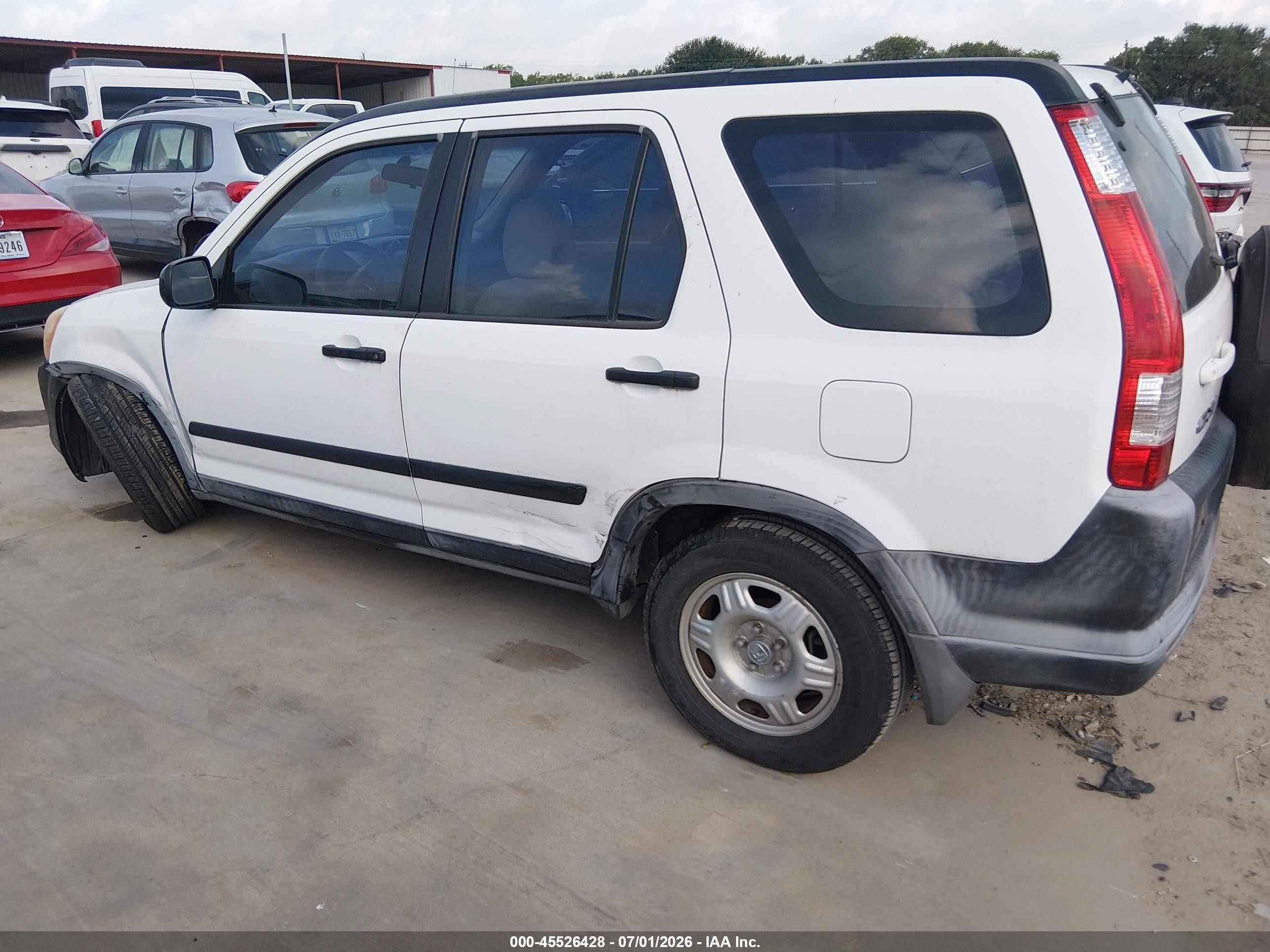 2006 Honda Cr-v Lx Beige vin: JHLRD68506C002002