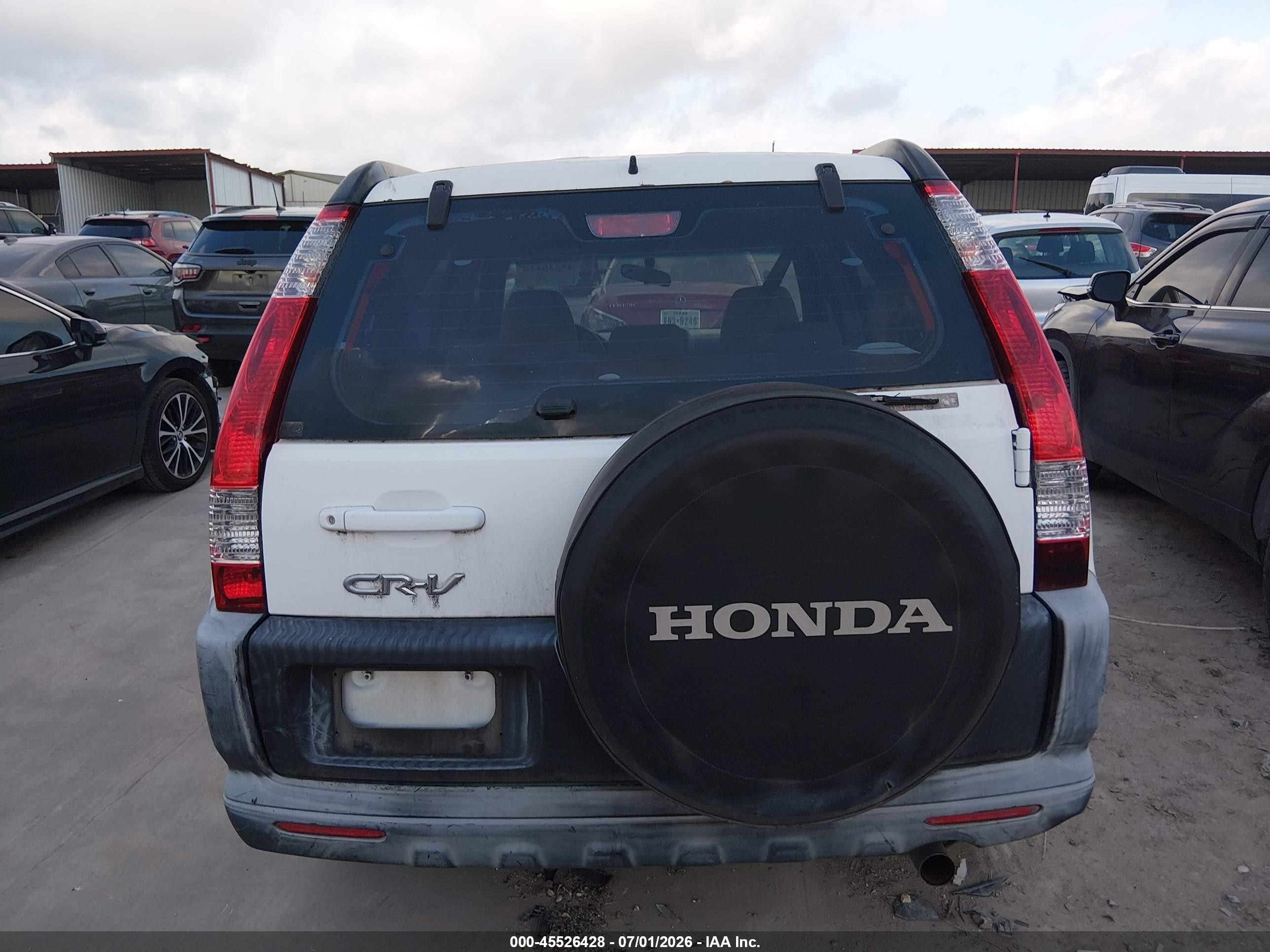 2006 Honda Cr-v Lx Beige vin: JHLRD68506C002002