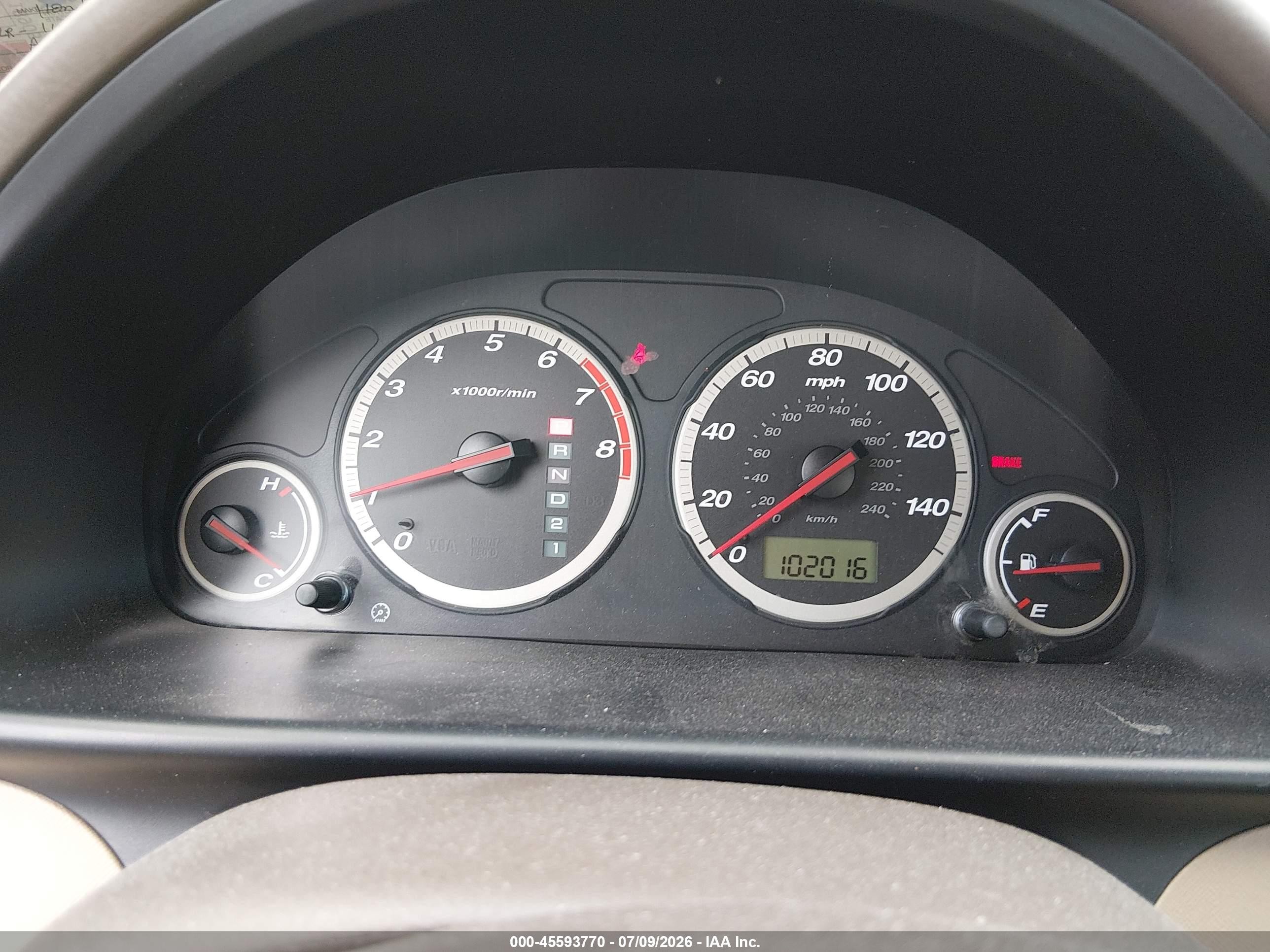 2006 Honda Cr-v Lx Red vin: JHLRD68506C011041