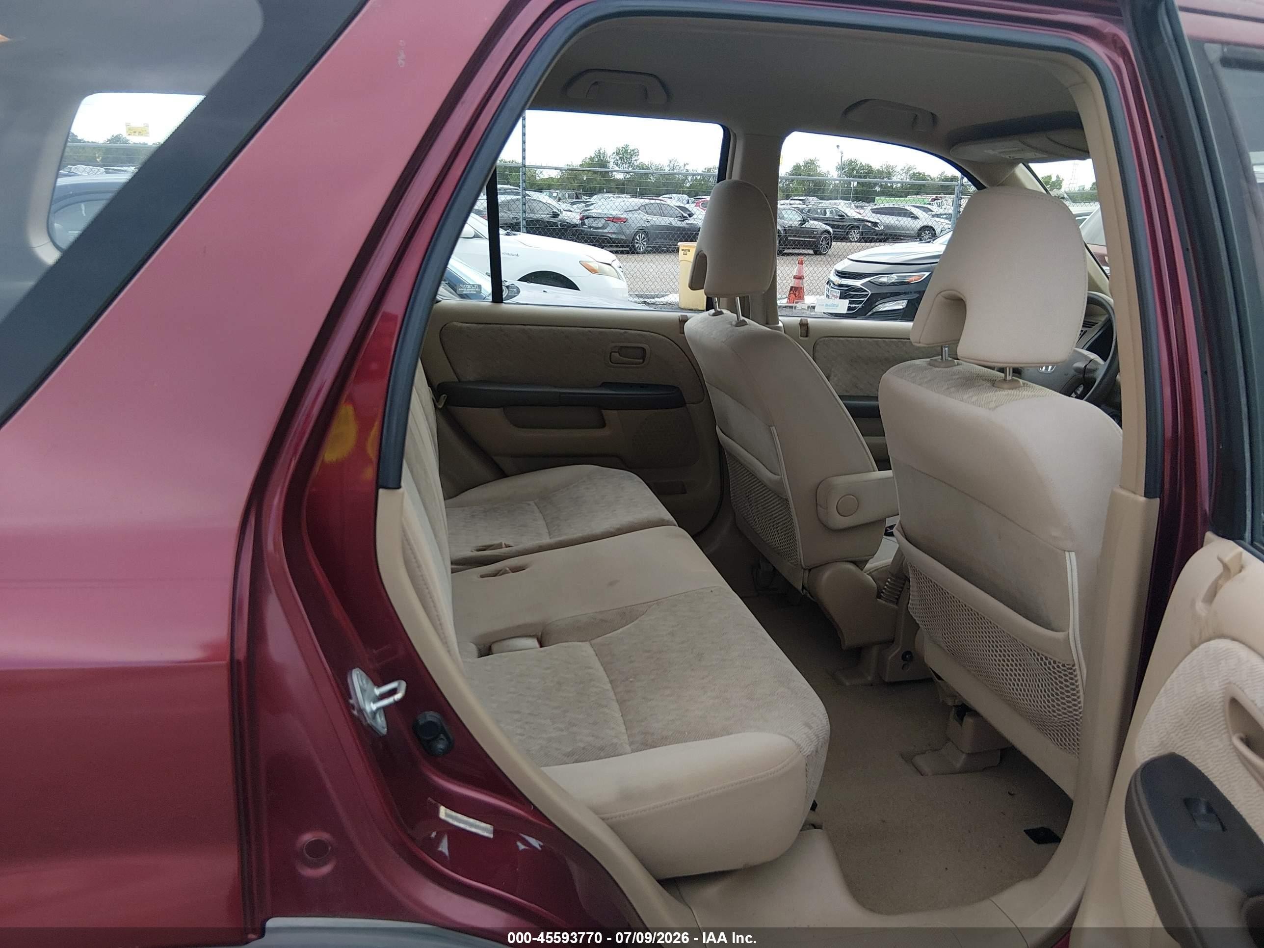 2006 Honda Cr-v Lx Red vin: JHLRD68506C011041