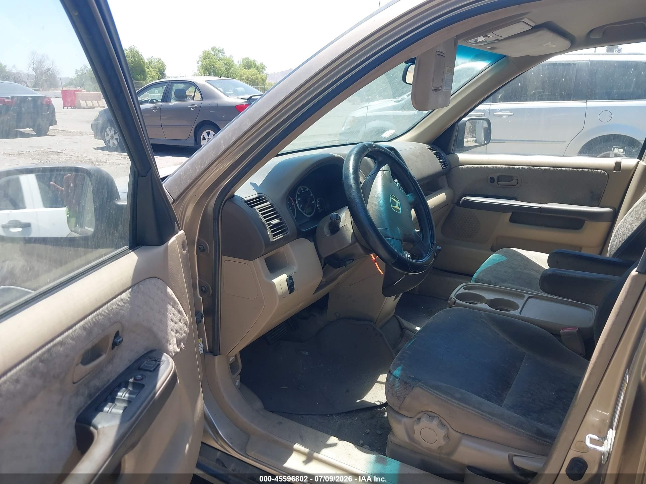 2006 Honda Cr-v Lx Champagne vin: JHLRD68506C017471