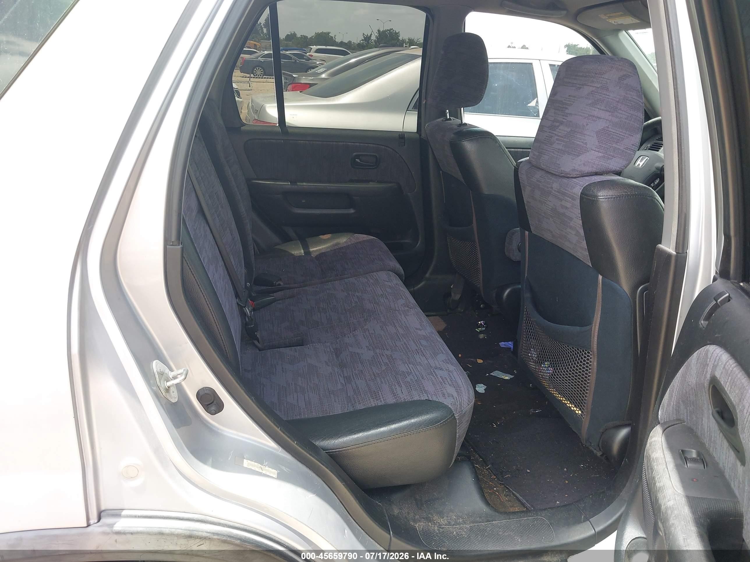 2004 Honda Cr-v Lx Silver vin: JHLRD68514C011658