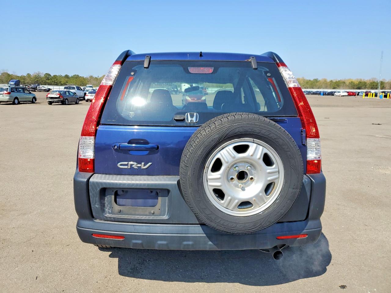 2005 Honda Cr-v Lx Синий vin: JHLRD68515C011953