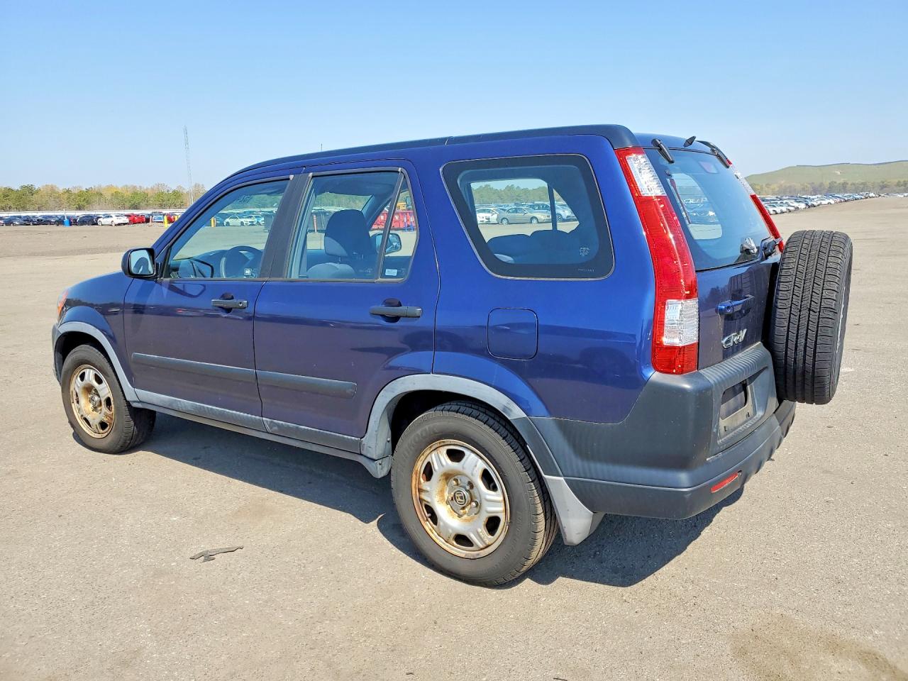 2005 Honda Cr-v Lx Синий vin: JHLRD68515C011953