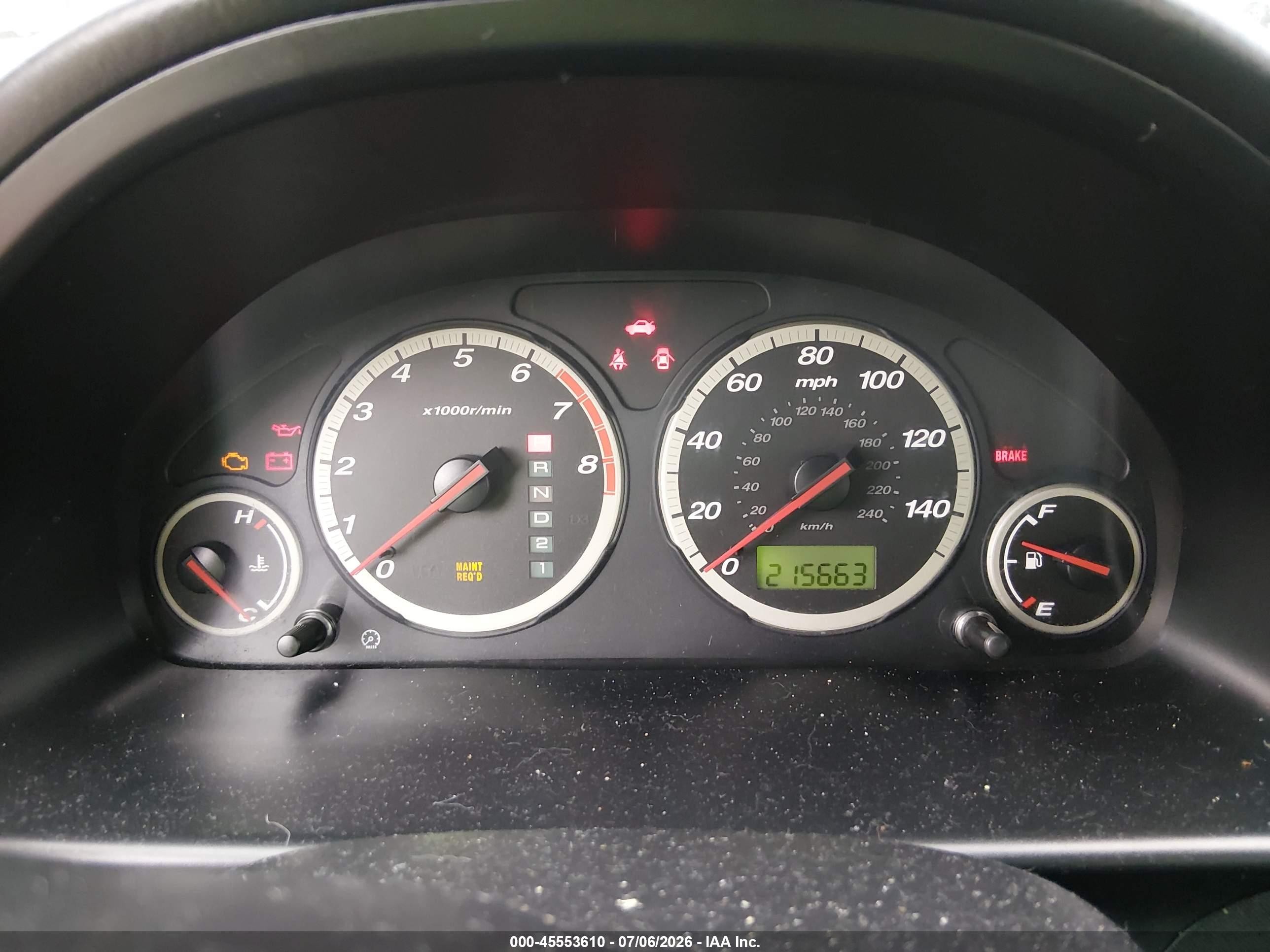 2005 Honda Cr-v Lx Gray vin: JHLRD68515C013783
