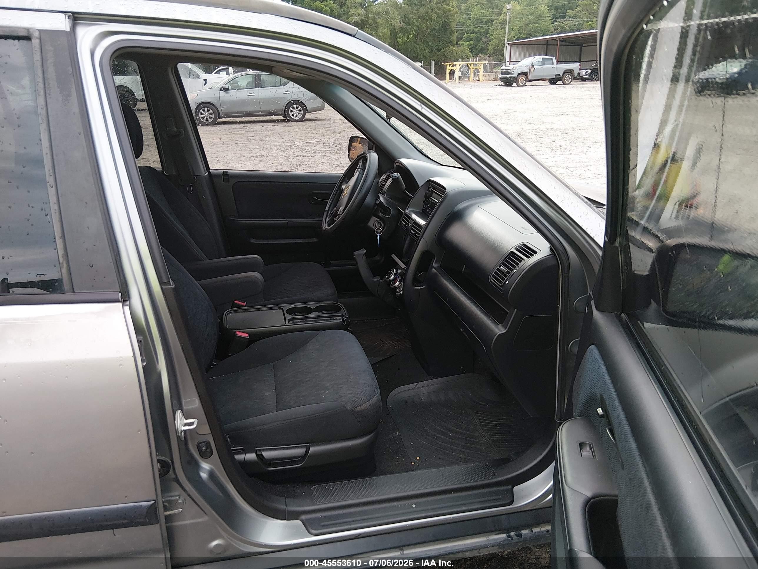 2005 Honda Cr-v Lx Gray vin: JHLRD68515C013783