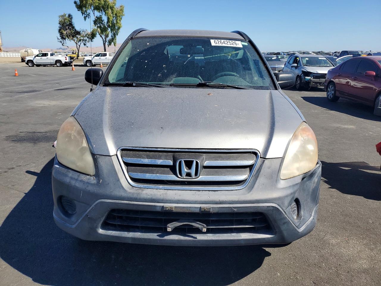 2005 Honda Cr-v Lx Silver vin: JHLRD68515C019101