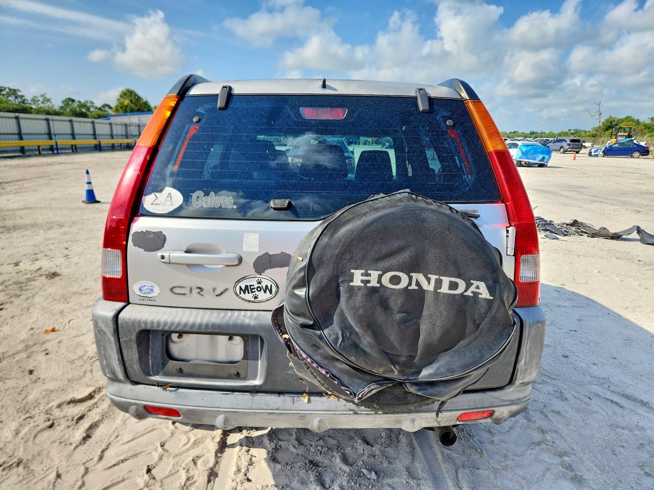 2004 Honda Cr-v Lx Silver vin: JHLRD68524C018716