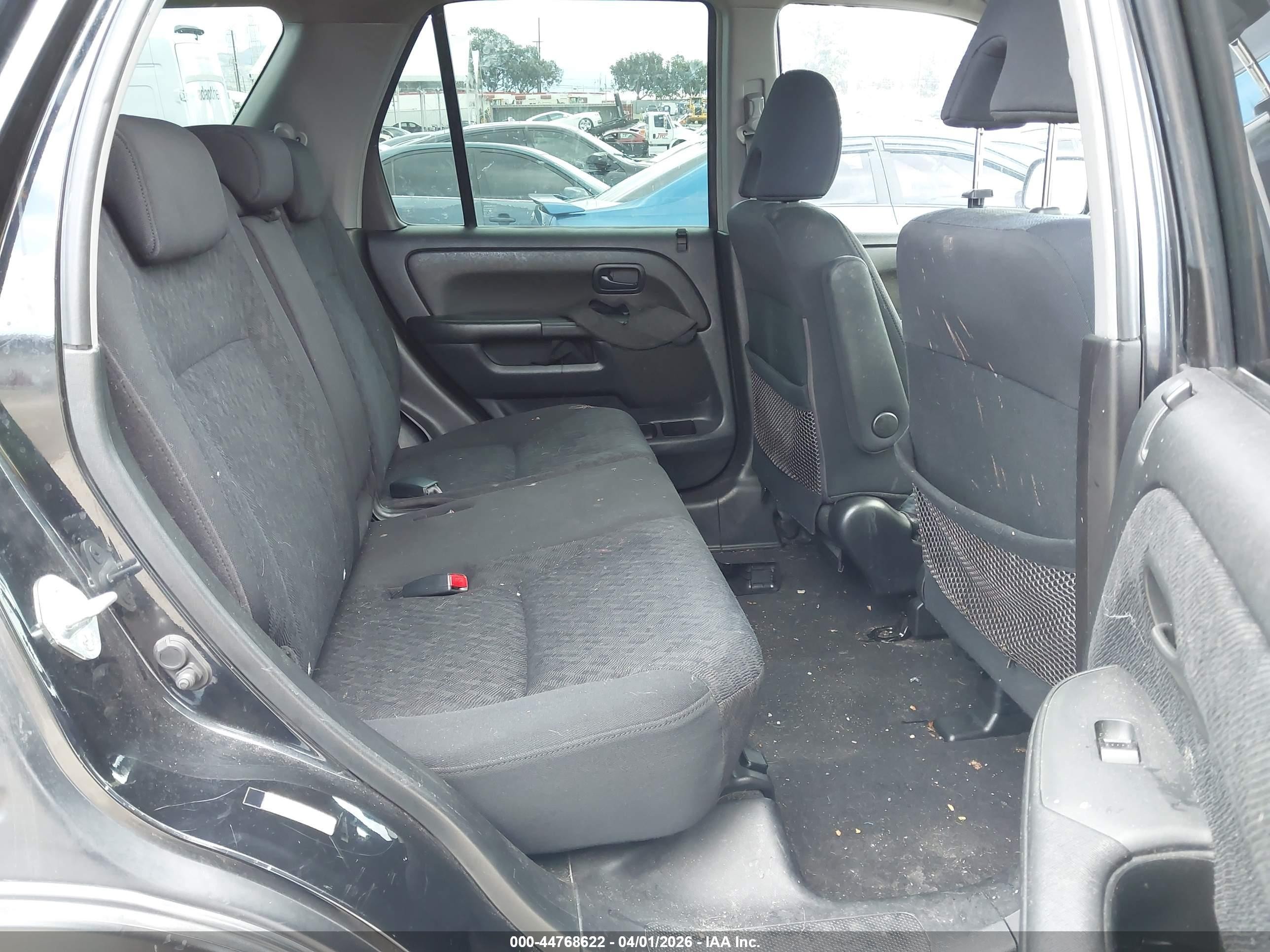 2005 Honda Cr-v Lx Black vin: JHLRD68525C010133