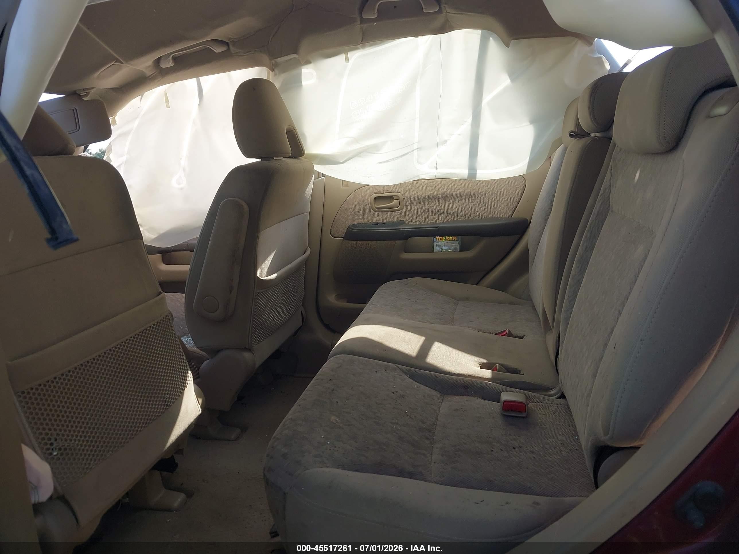 2005 Honda Cr-v Lx Red vin: JHLRD68525C010696