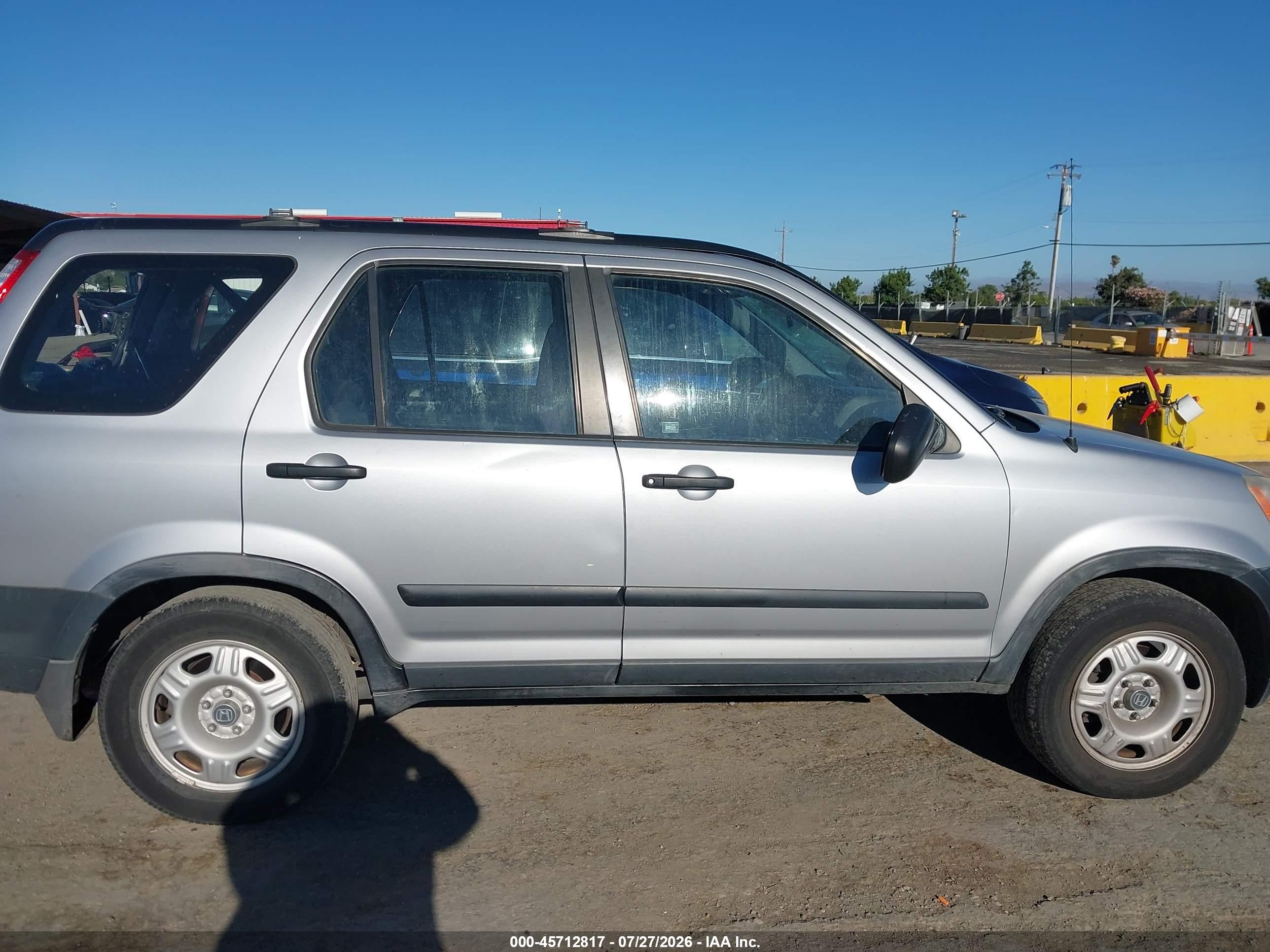 2005 Honda Cr-v Lx Gray vin: JHLRD68525C018619