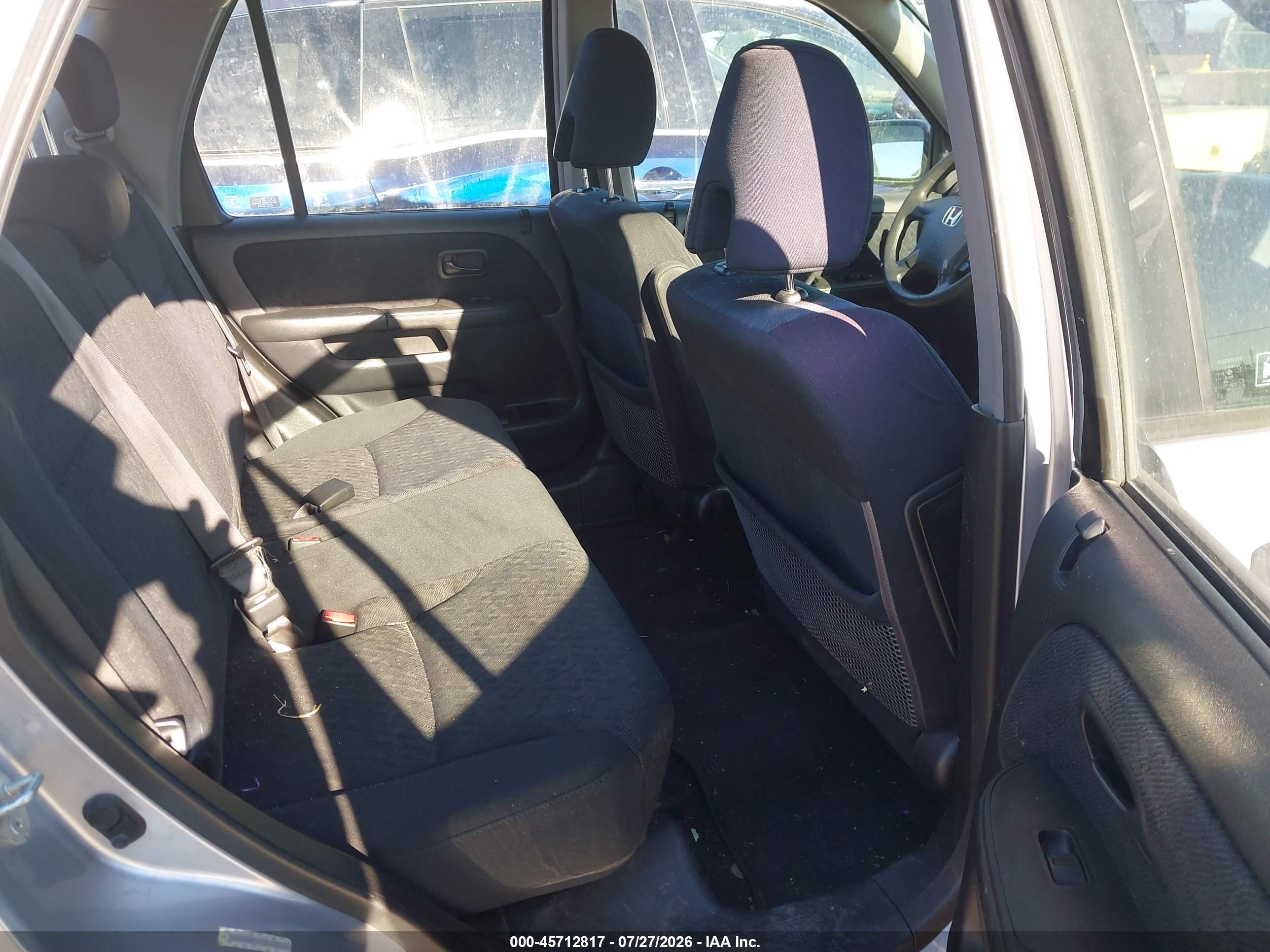 2005 Honda Cr-v Lx Gray vin: JHLRD68525C018619