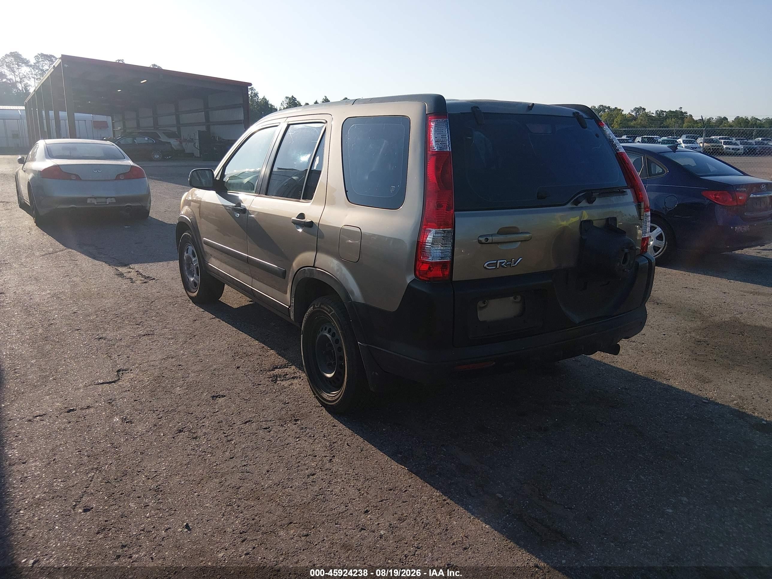 2005 Honda Cr-v Lx Gold vin: JHLRD68535C006513
