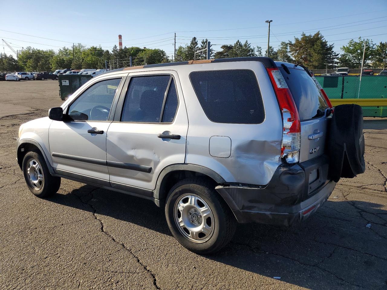 2005 Honda Cr-v Lx Silver vin: JHLRD68535C010884
